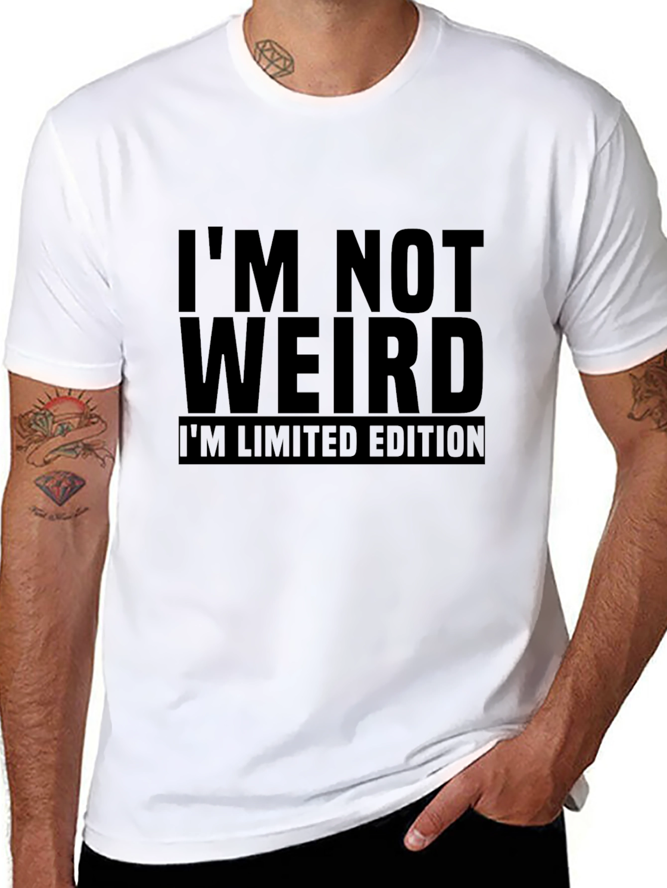 Im Not Weird Limited Edition Black T-Shirt
