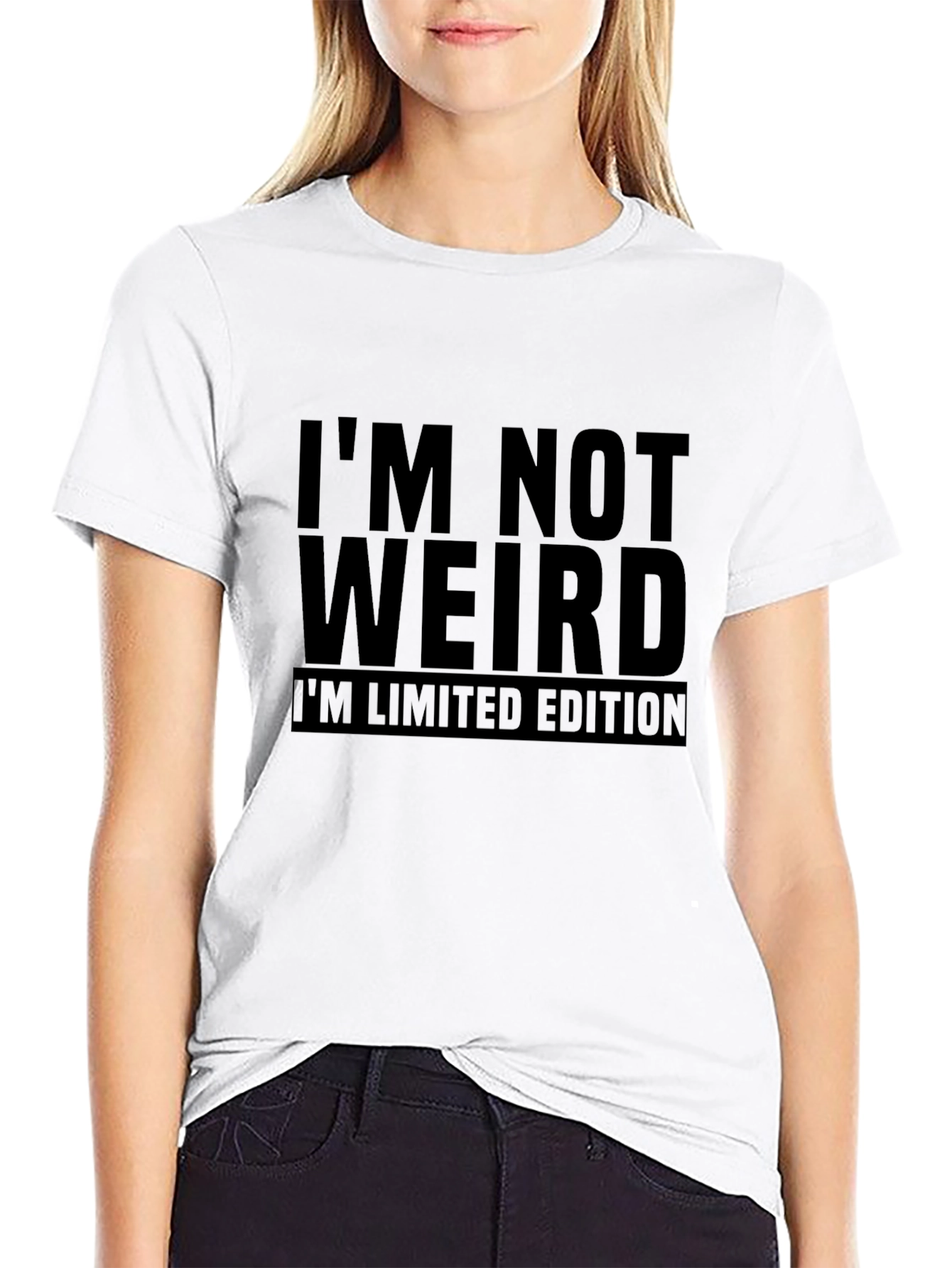 Im Not Weird Limited Edition Black T-Shirt