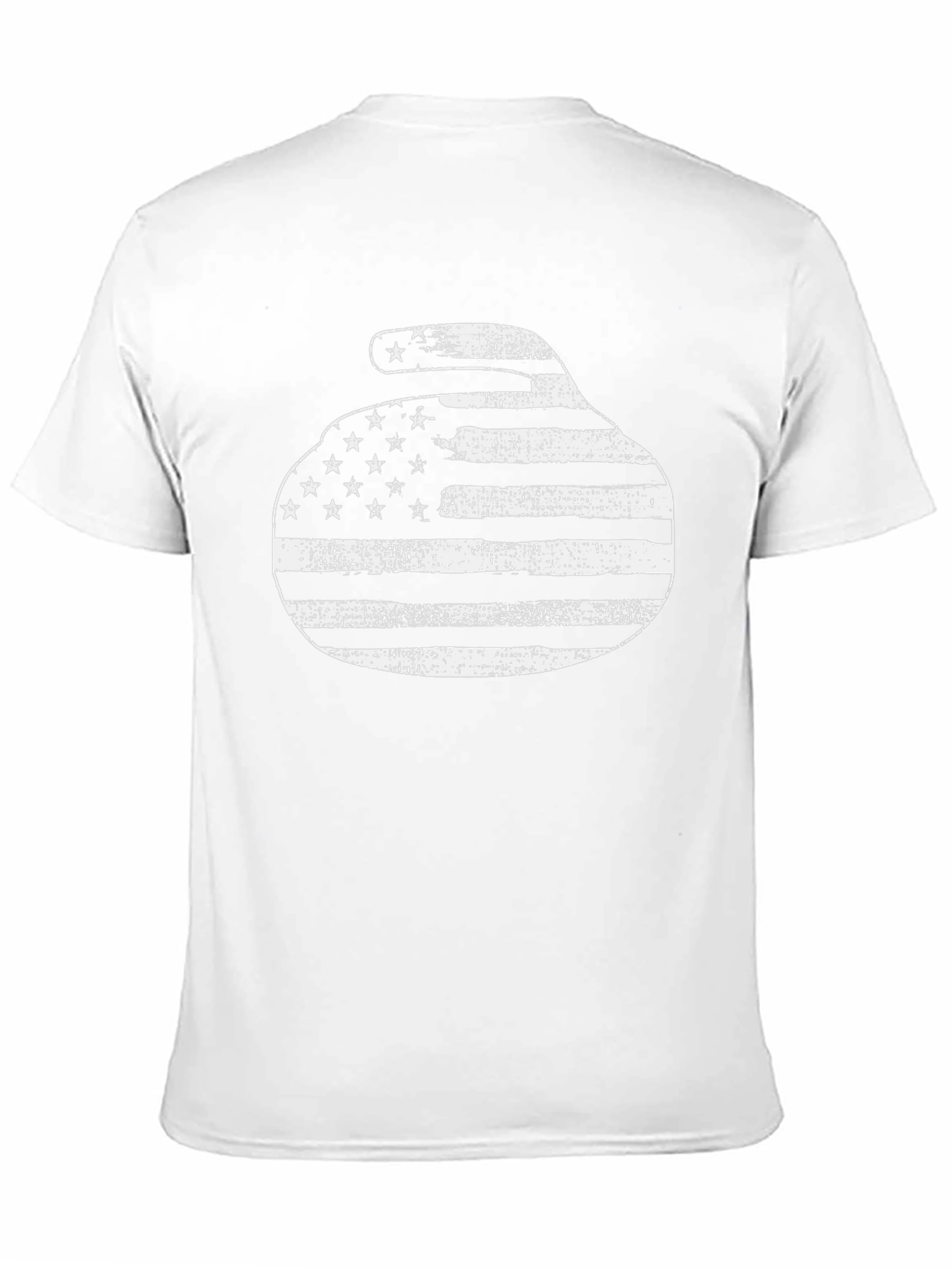 USA Curling Rock T-Shirt