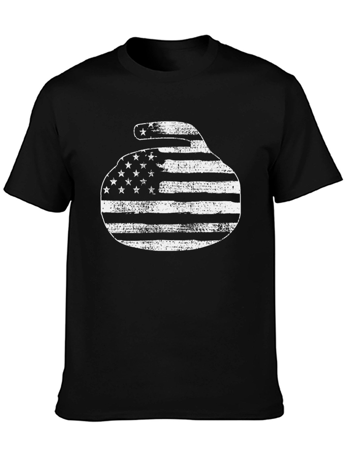 USA Curling Rock T-Shirt