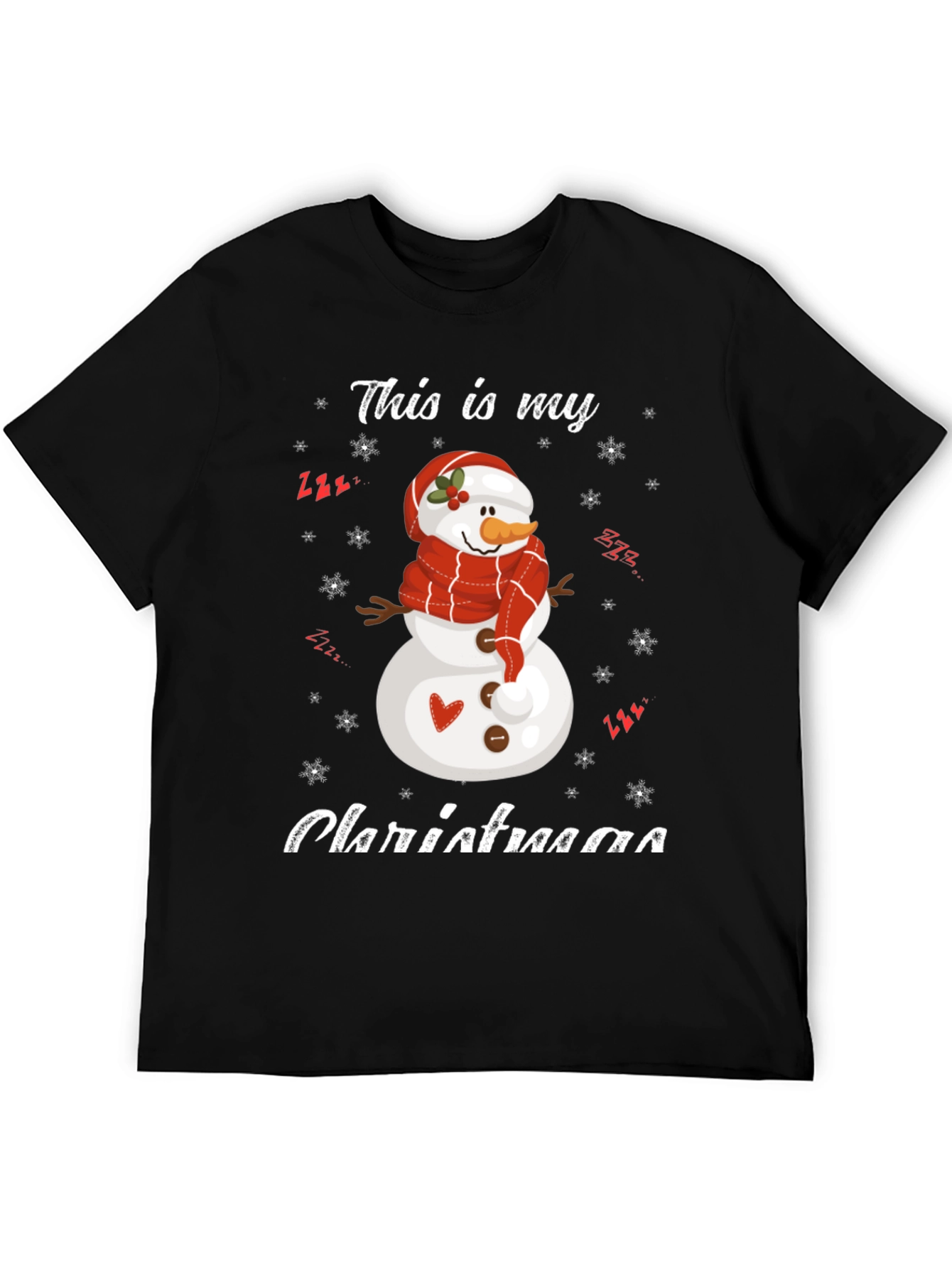 Festive Snowman Christmas T-Shirt
