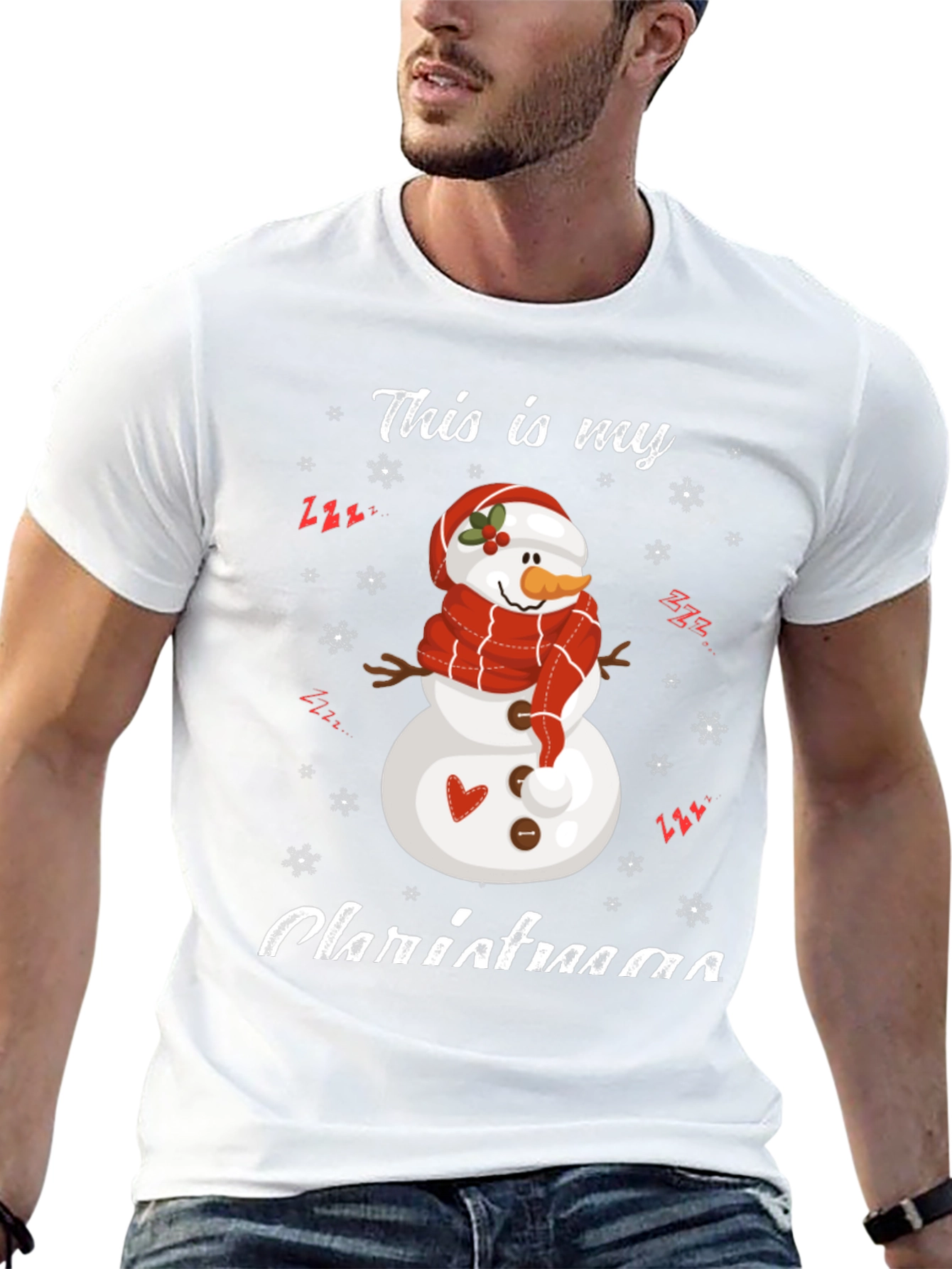 Festive Snowman Christmas T-Shirt