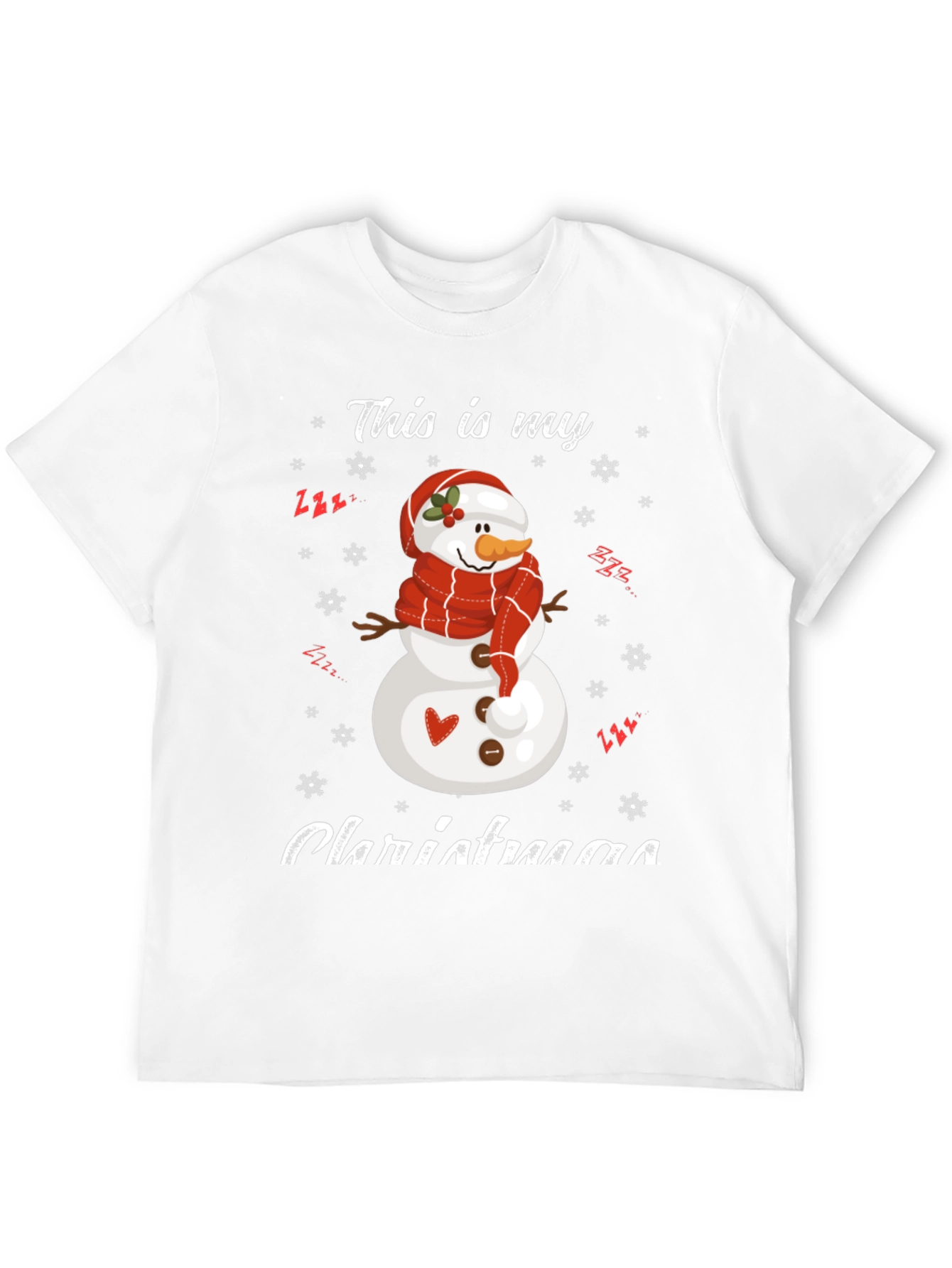 Festive Snowman Christmas T-Shirt