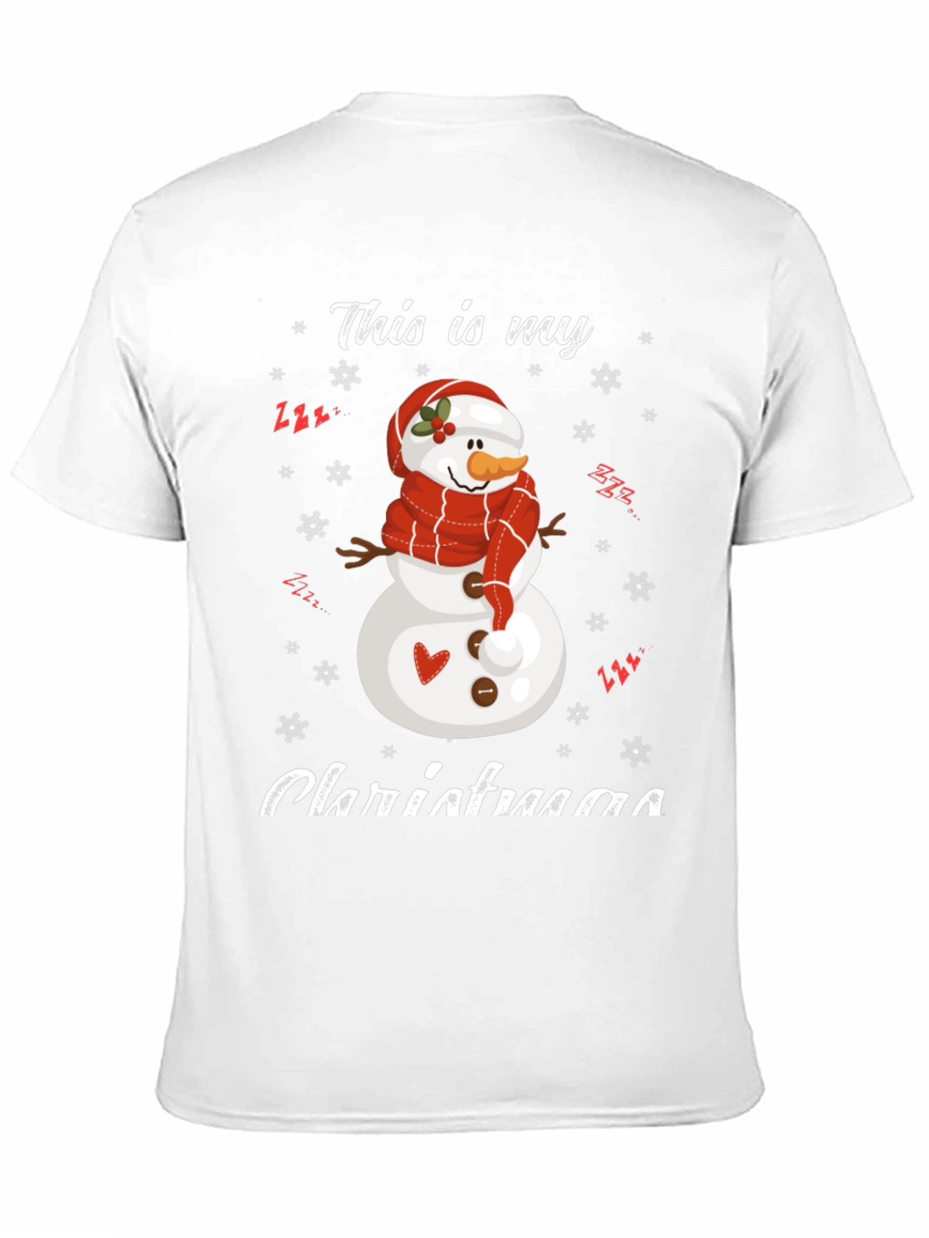 Festive Snowman Christmas T-Shirt