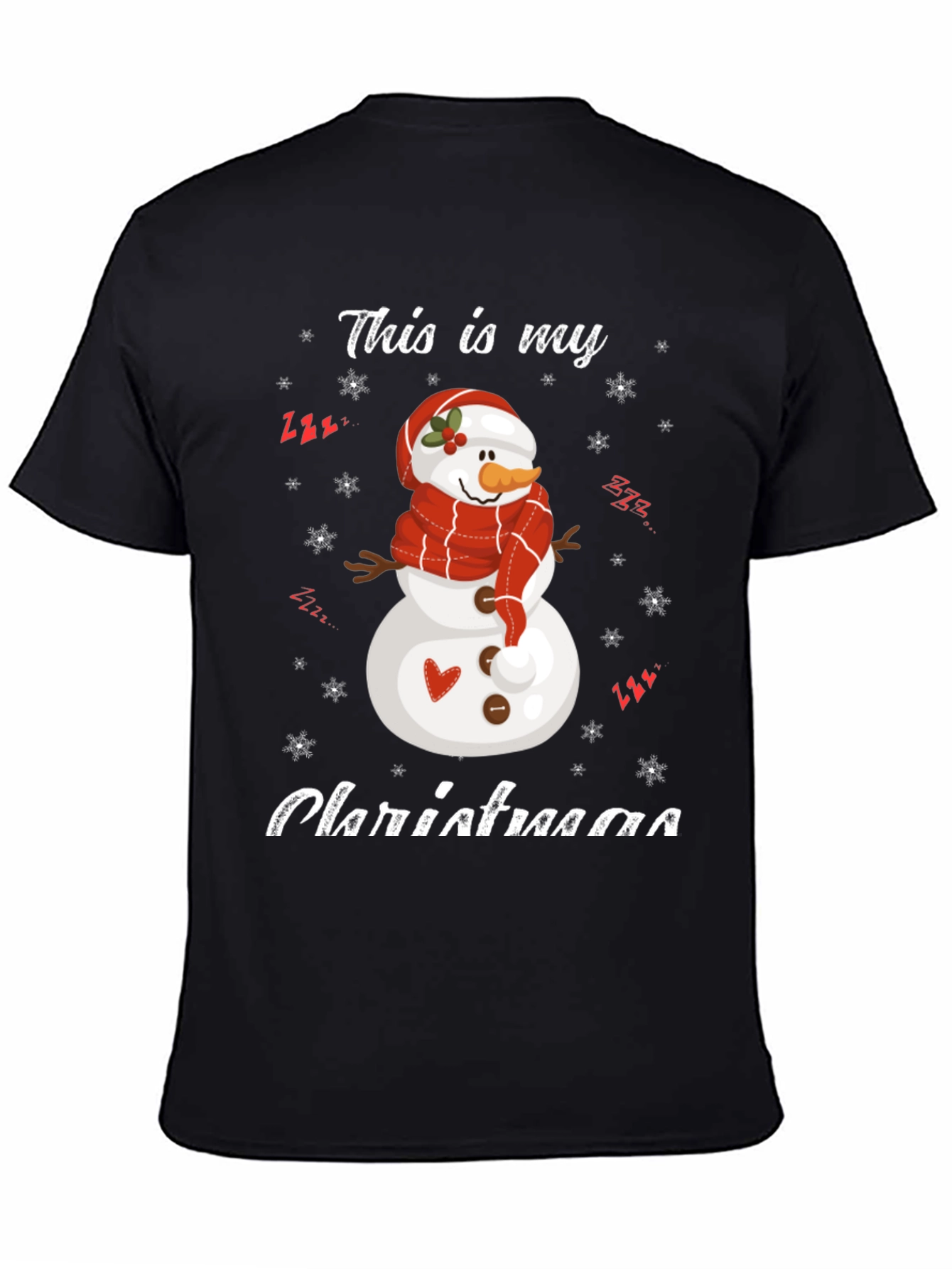 Festive Snowman Christmas T-Shirt