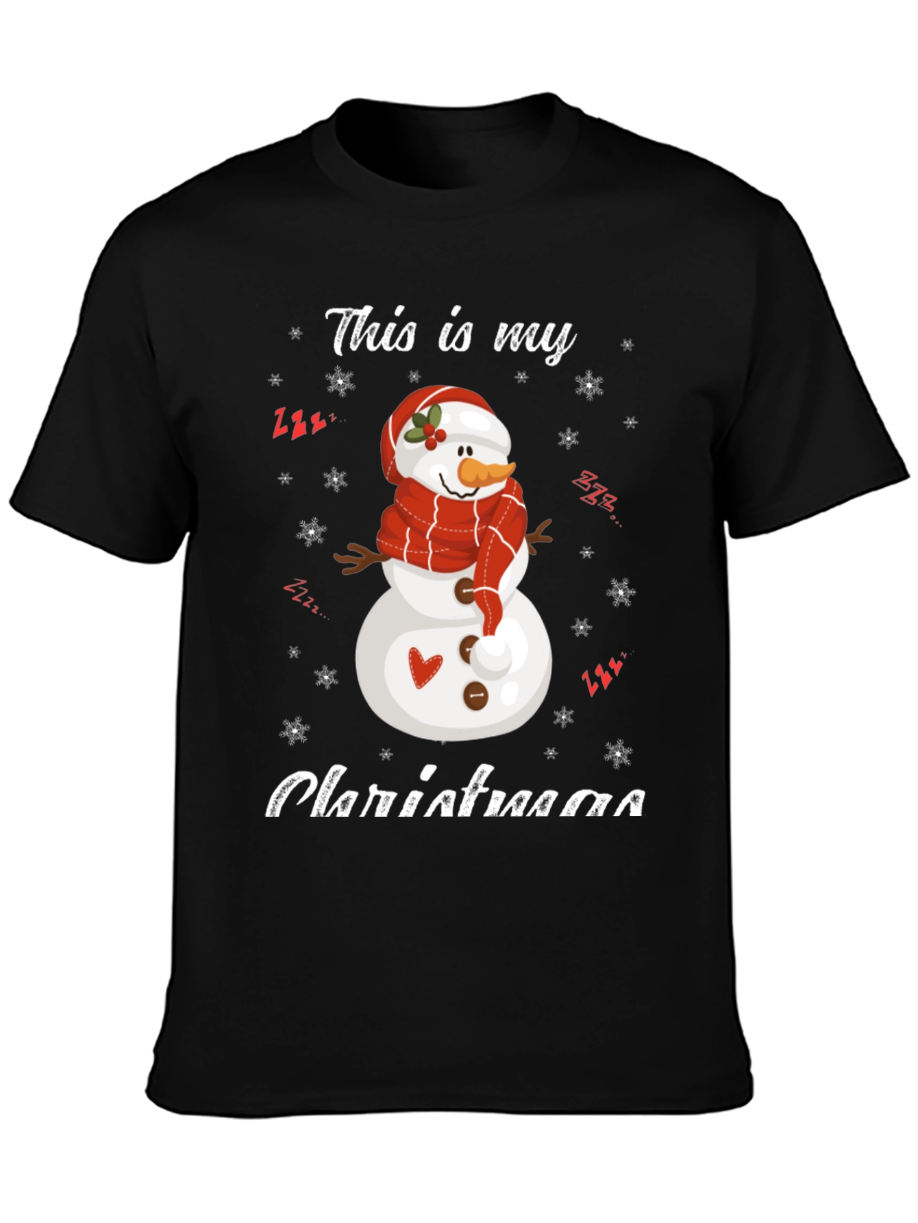 Festive Snowman Christmas T-Shirt