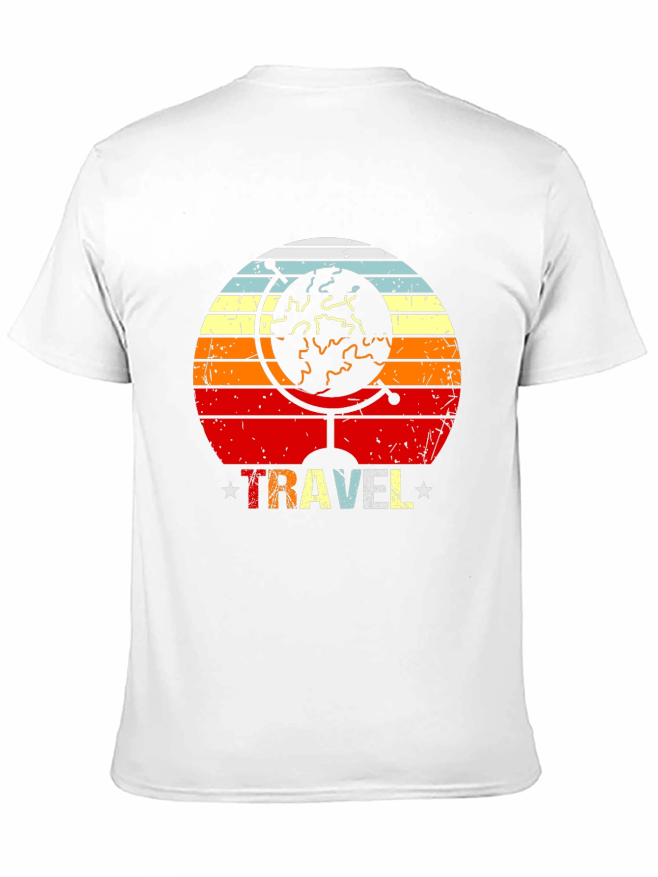 Retro Travel Globe Graphic T-Shirt