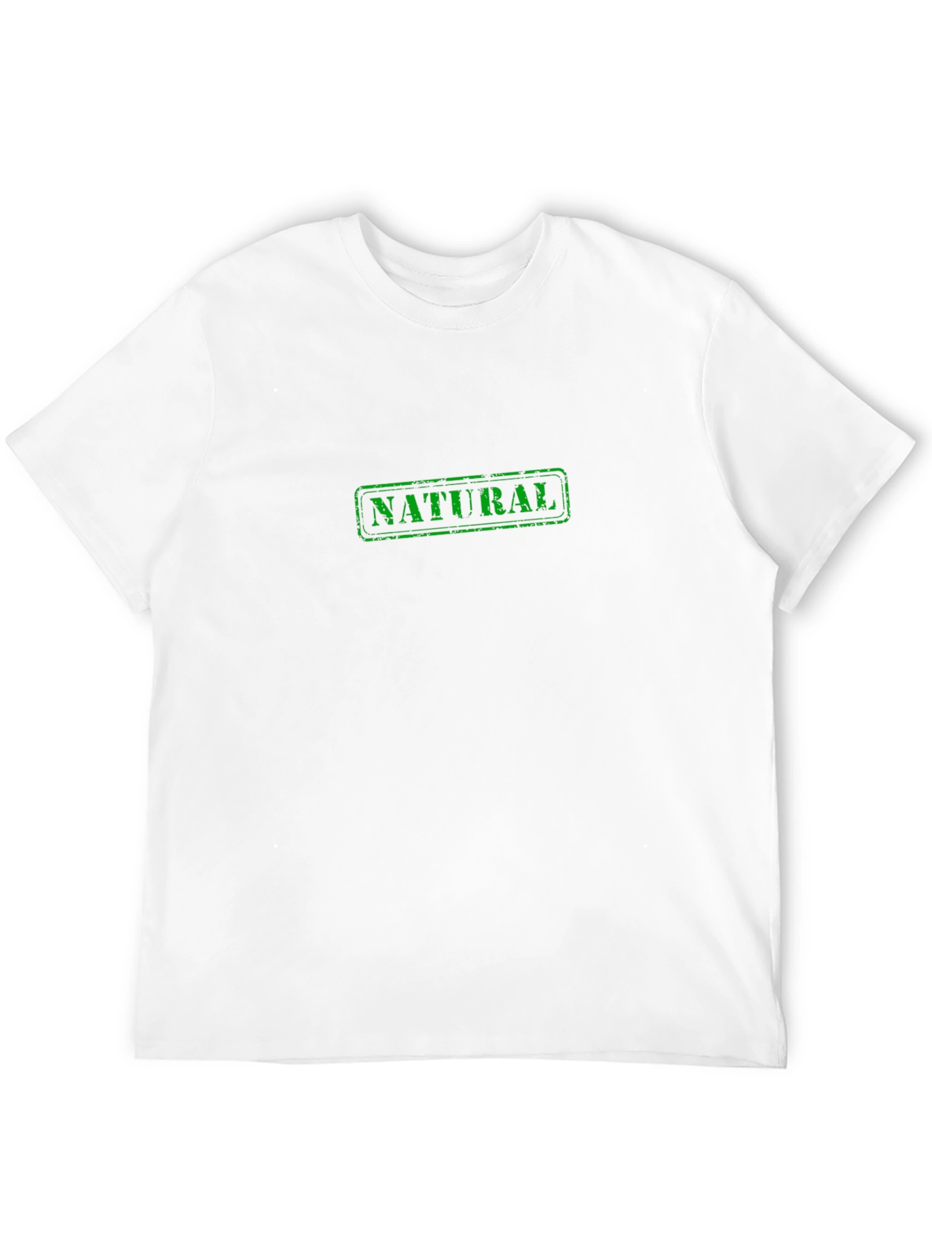 Natural Stamp Graphic Black T-Shirt