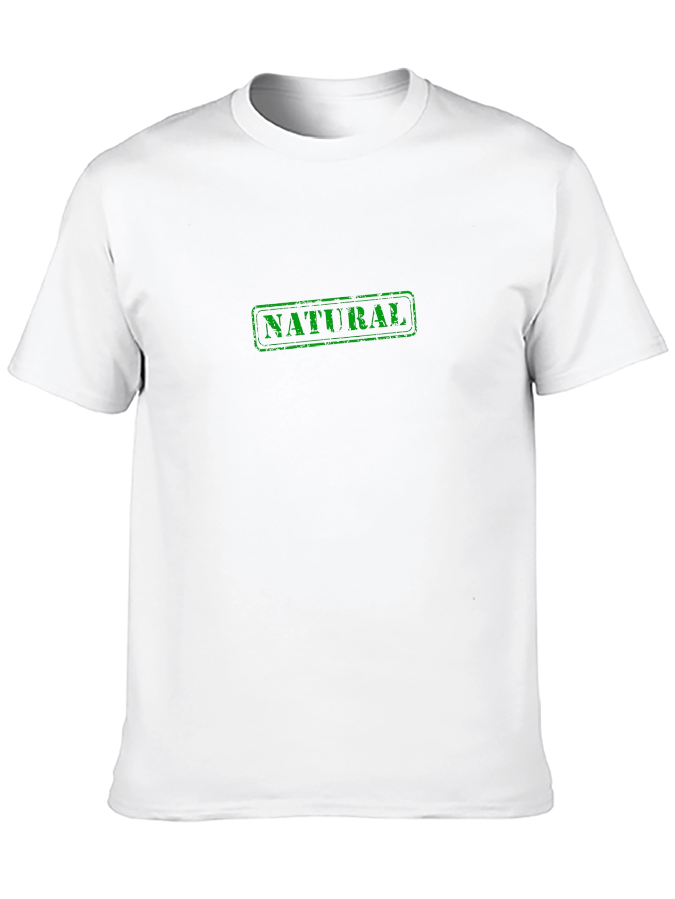 Natural Stamp Graphic Black T-Shirt