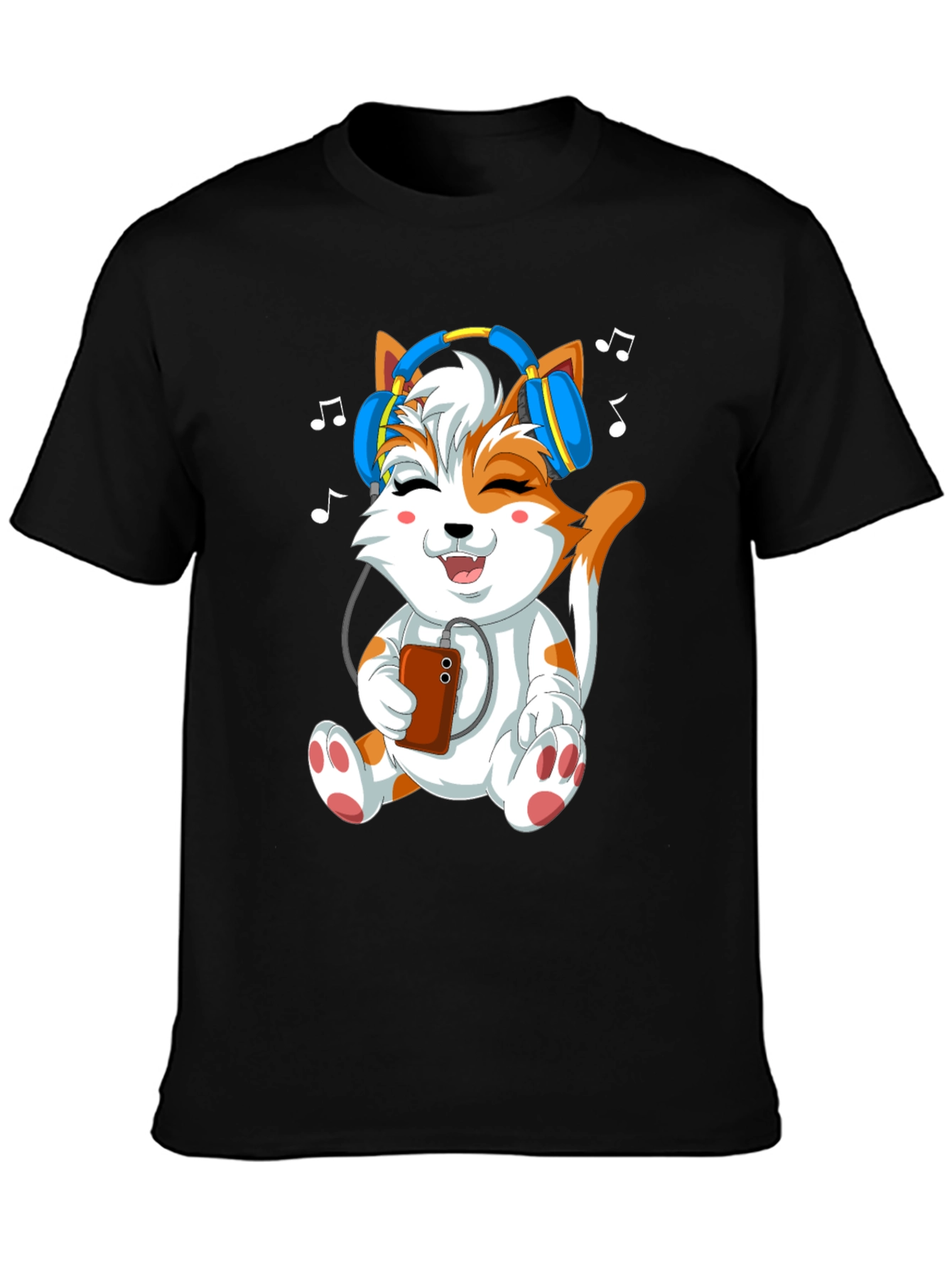 Cat Lover T-Shirt - Musical Kitty Design