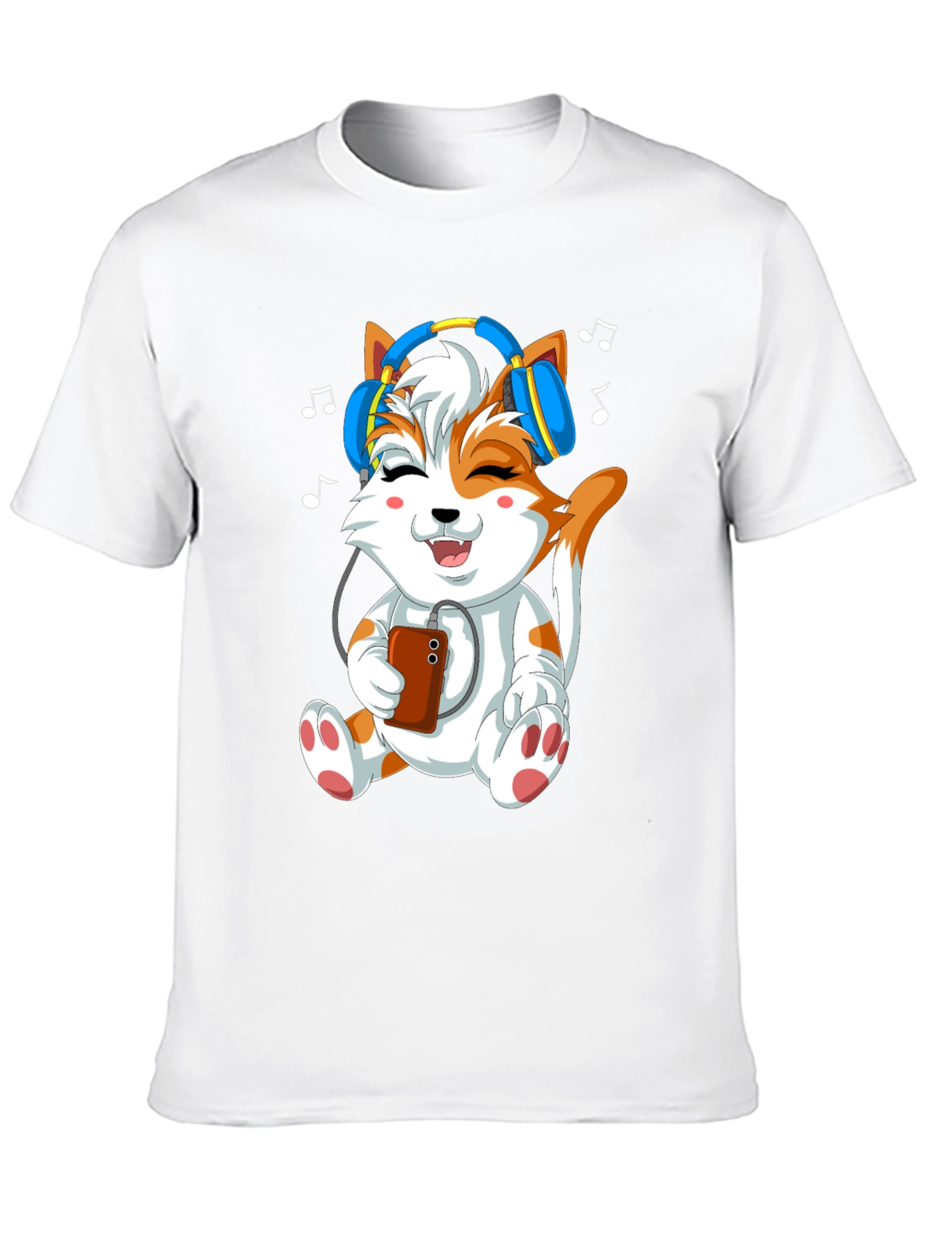 Cat Lover T-Shirt - Musical Kitty Design