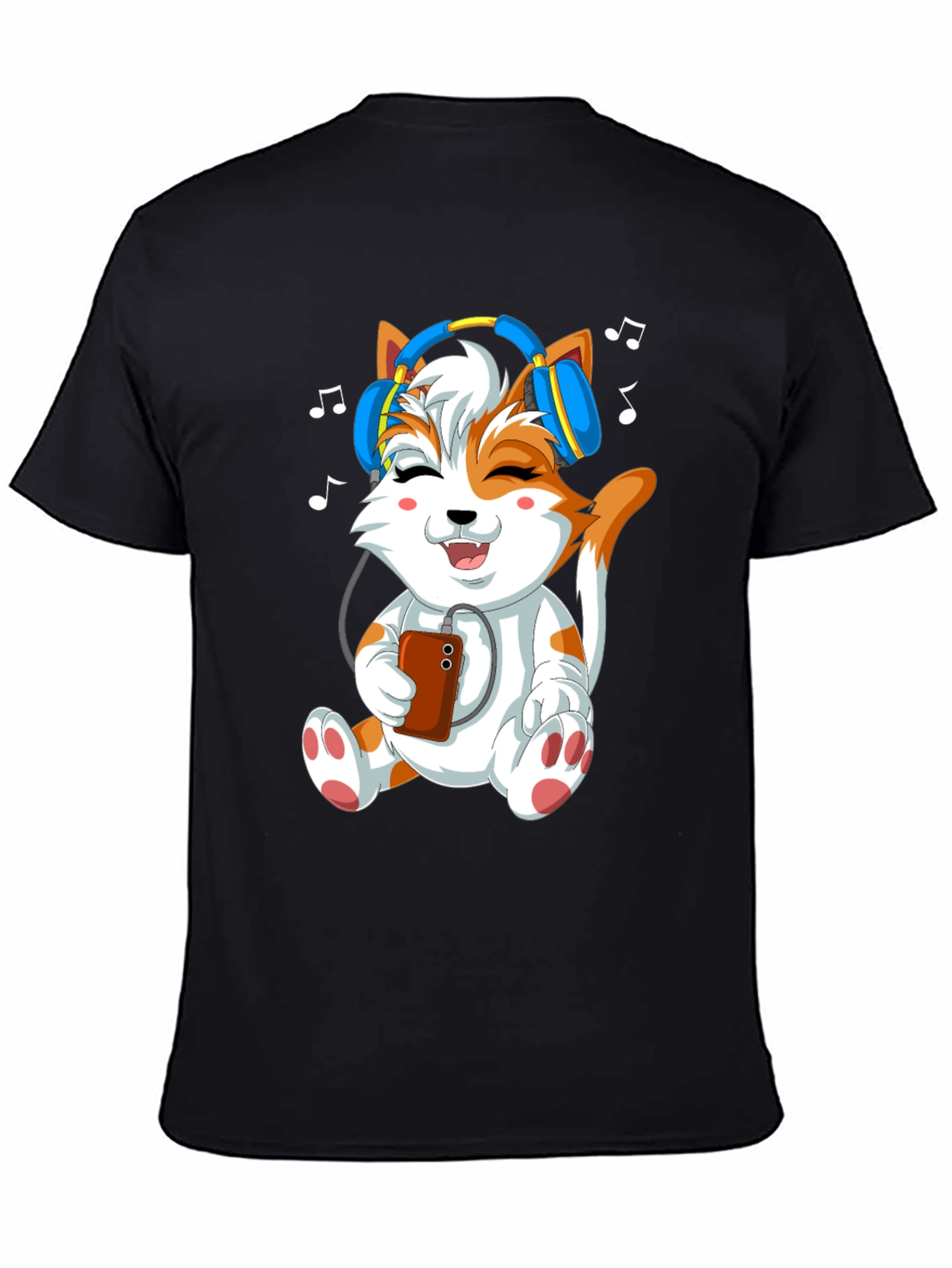 Cat Lover T-Shirt - Musical Kitty Design