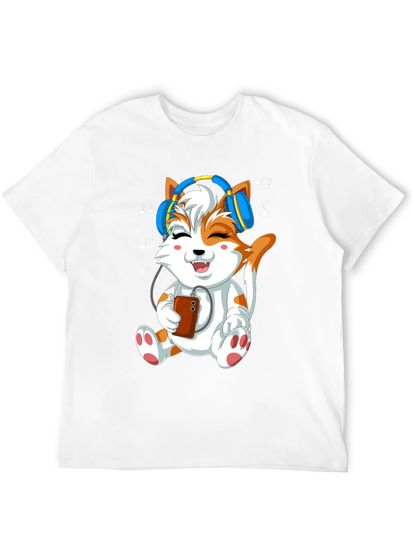 Cat Lover T-Shirt - Musical Kitty Design
