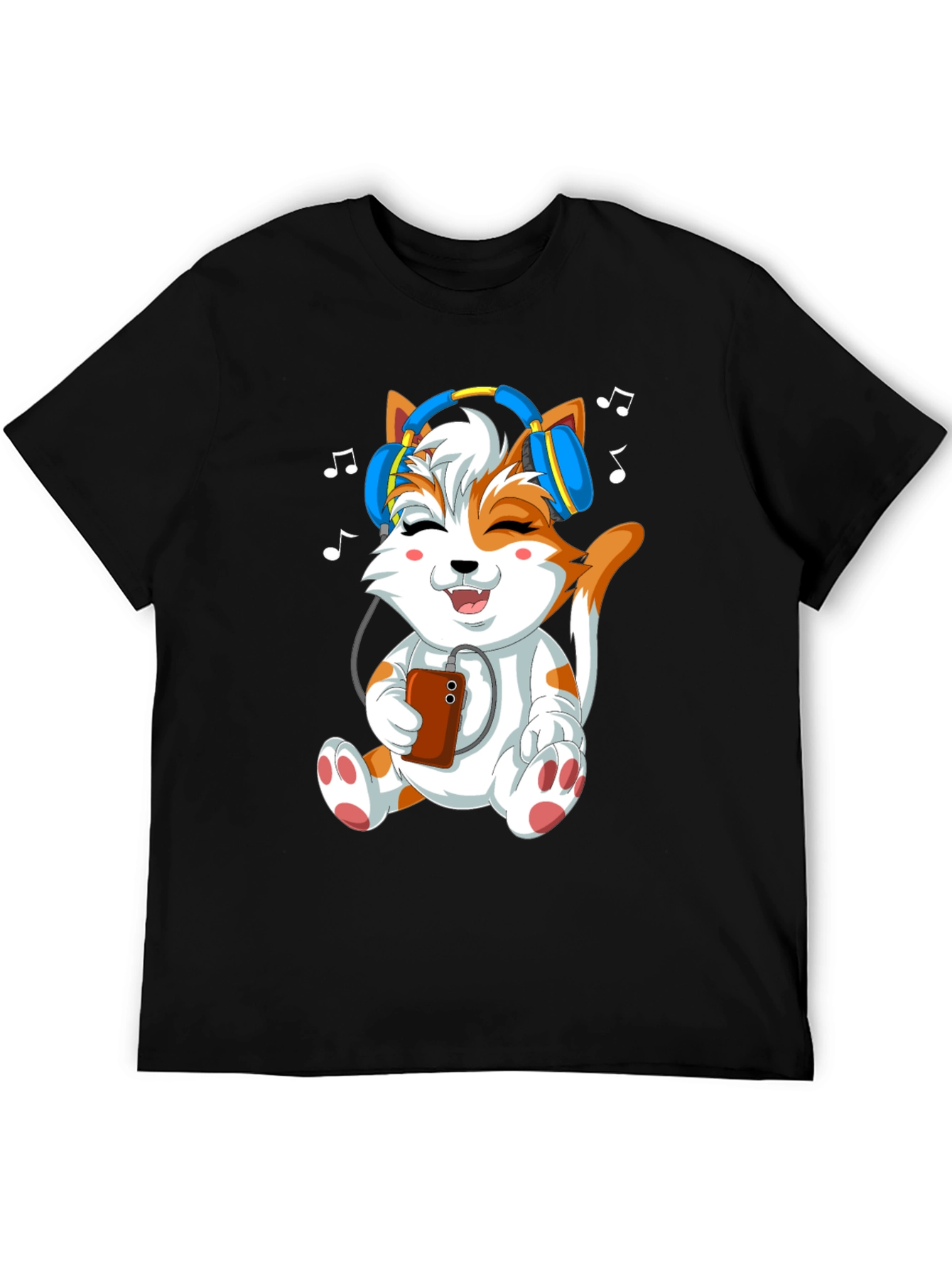 Cat Lover T-Shirt - Musical Kitty Design