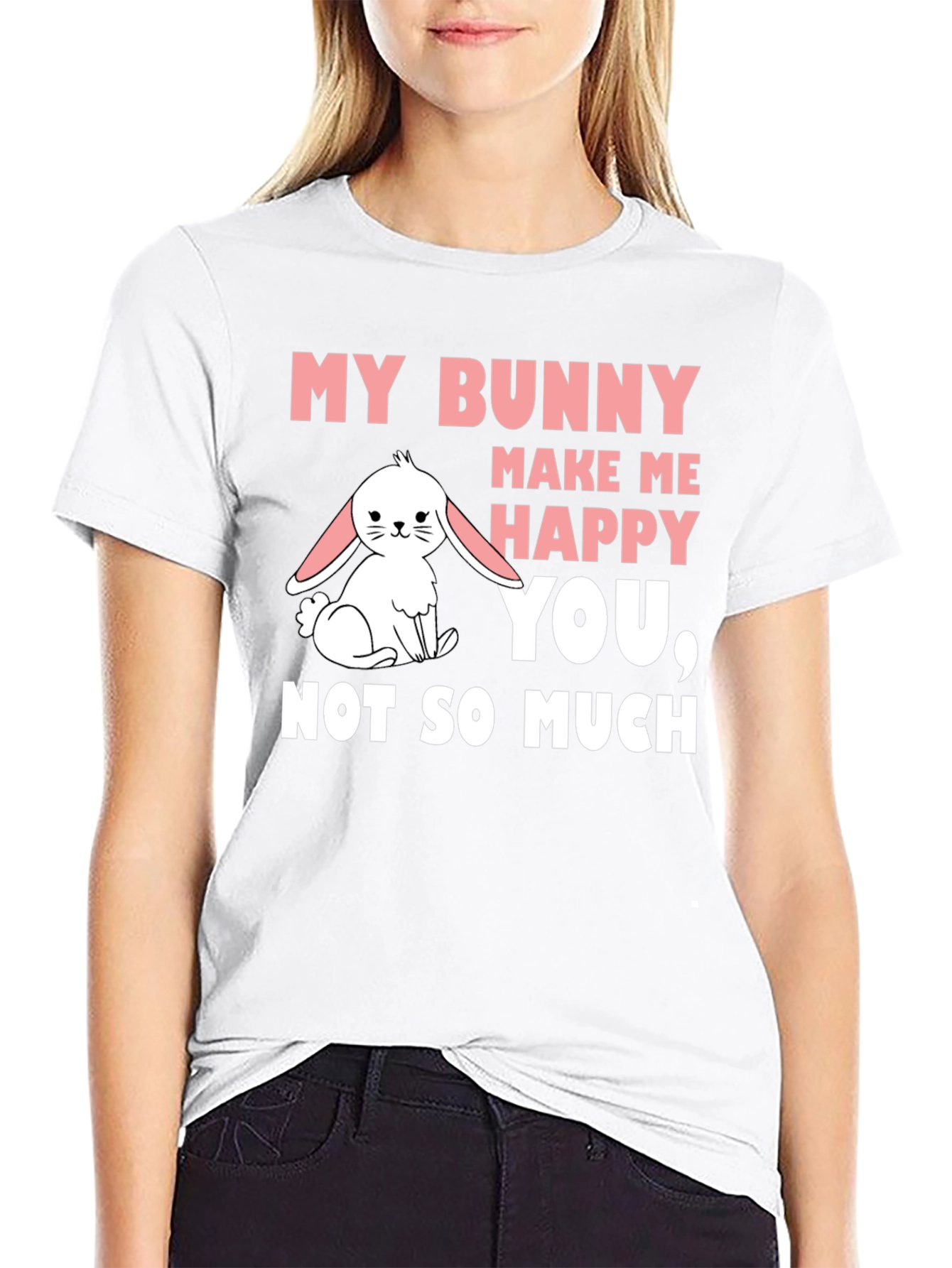 My Bunny Makes Me Happy Graphic T-Shirt
