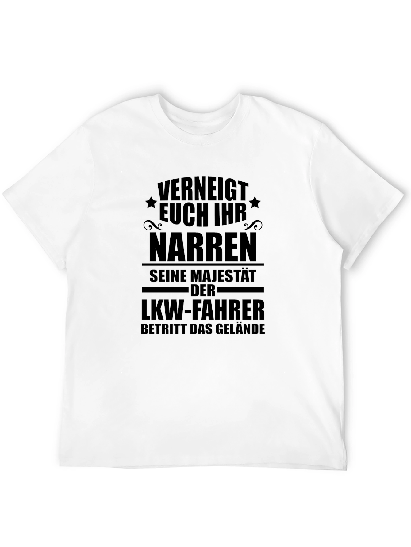 Funny Truck Driver T-Shirt - SINE MAJESTAT Design