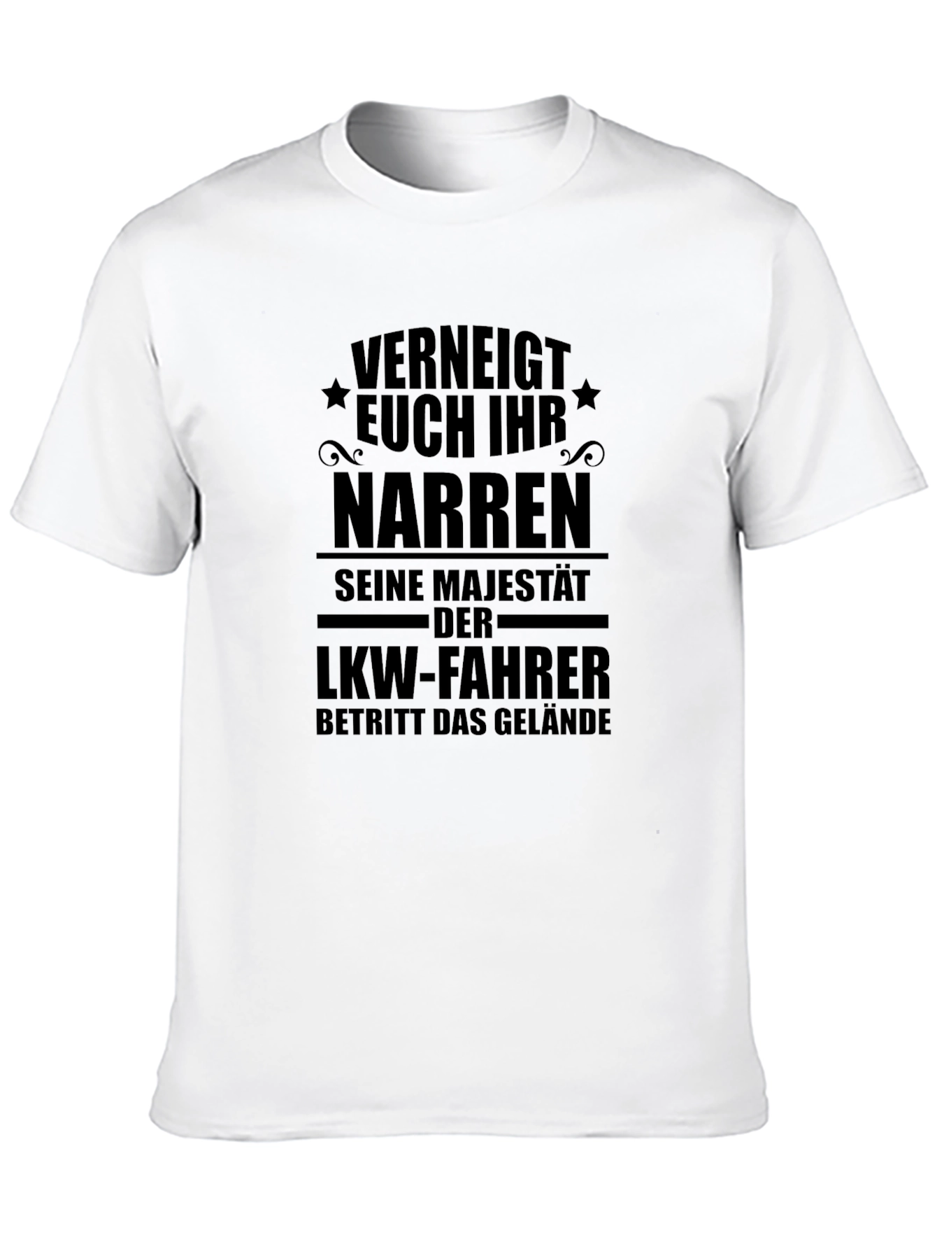 Funny Truck Driver T-Shirt - SINE MAJESTAT Design