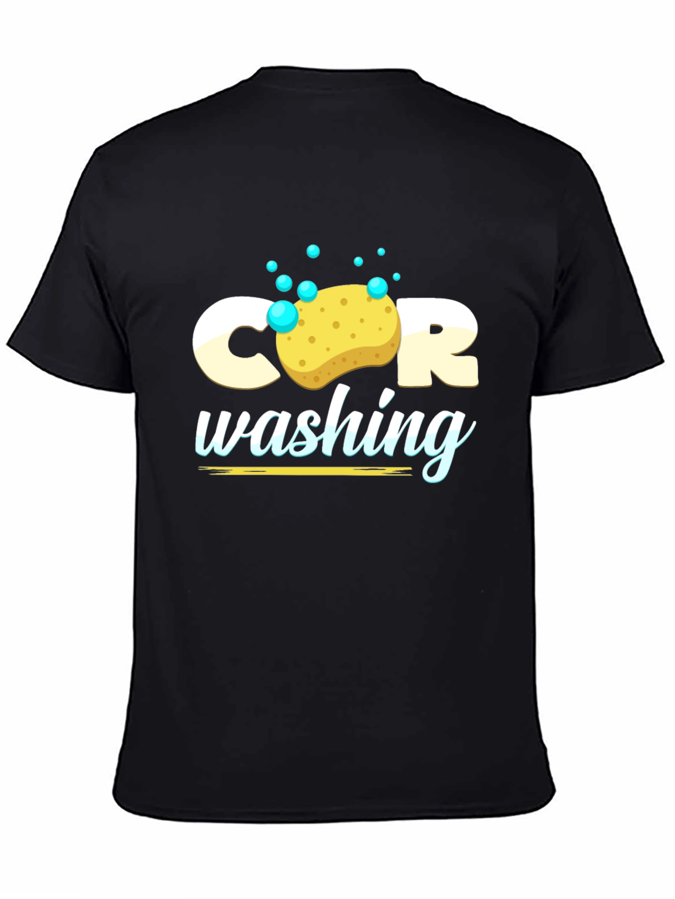 Car Wash Graphic Tee - Black T-Shirt
