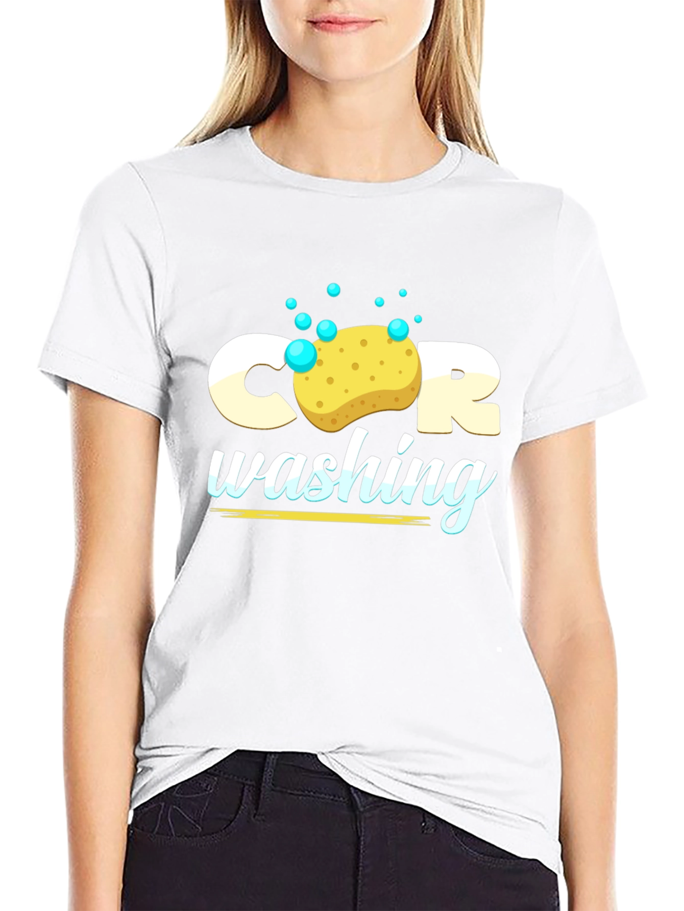 Car Wash Graphic Tee - Black T-Shirt