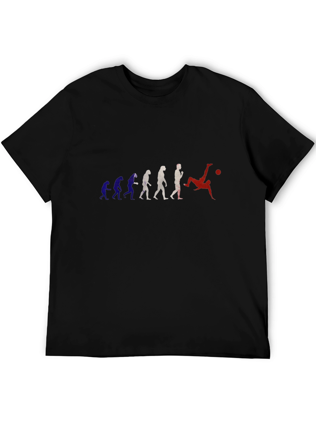 Evolution of Football T-Shirt - Black Graphic Tee