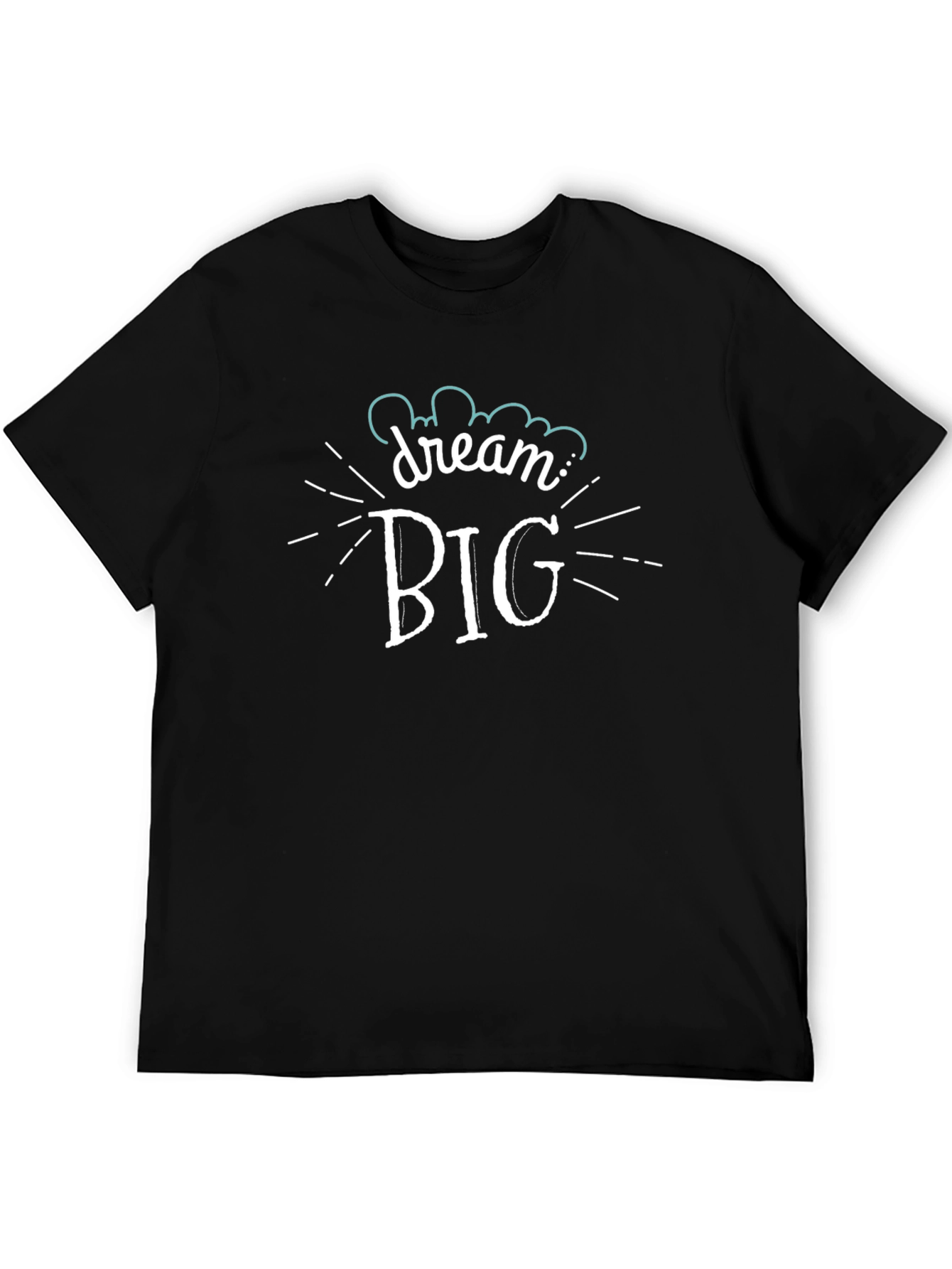 Dream Big Black Graphic Tee
