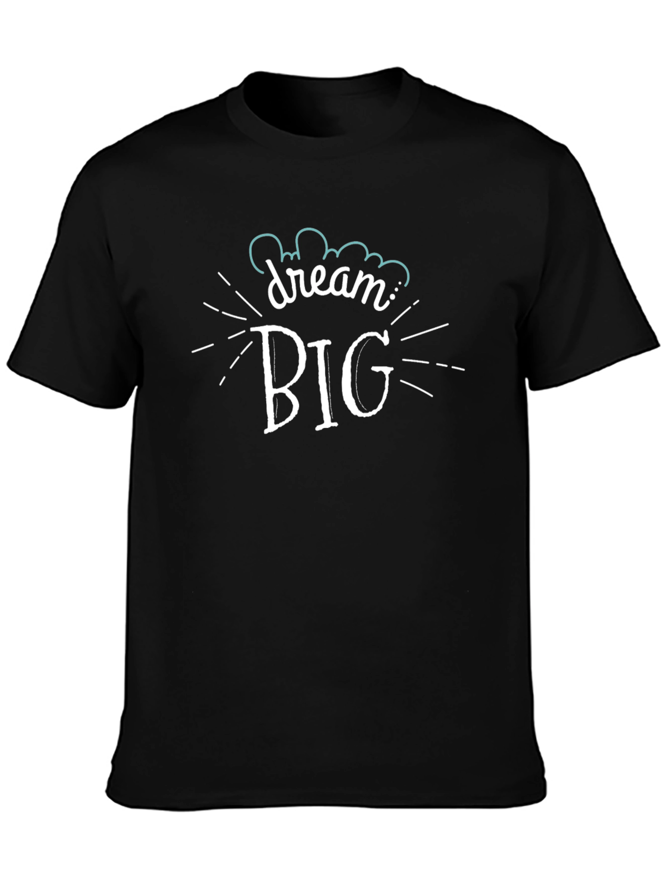 Dream Big Black Graphic Tee