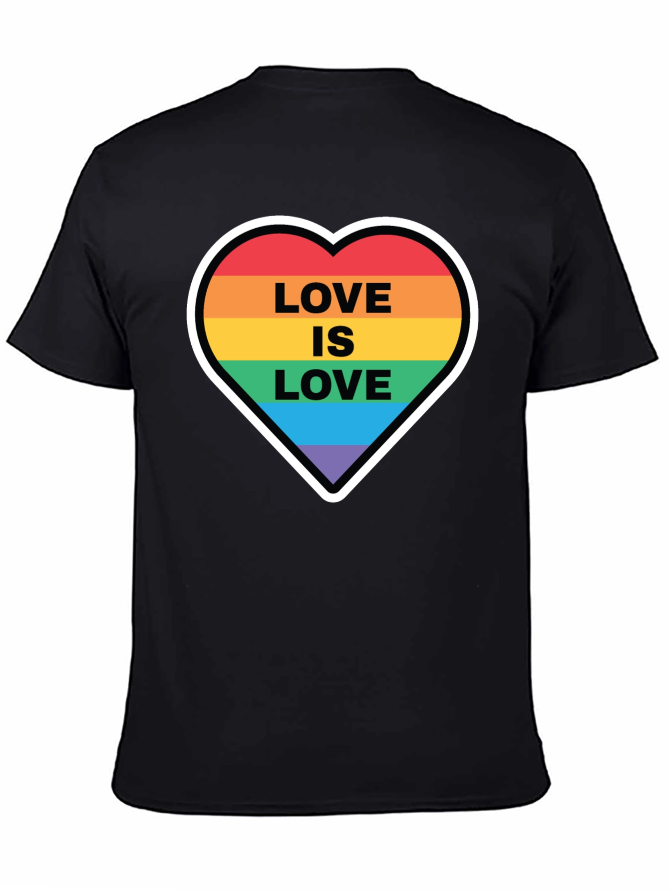 Love is Love Rainbow Heart T-Shirt