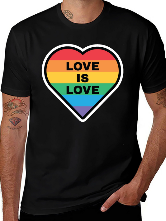 Love is Love Rainbow Heart T-Shirt