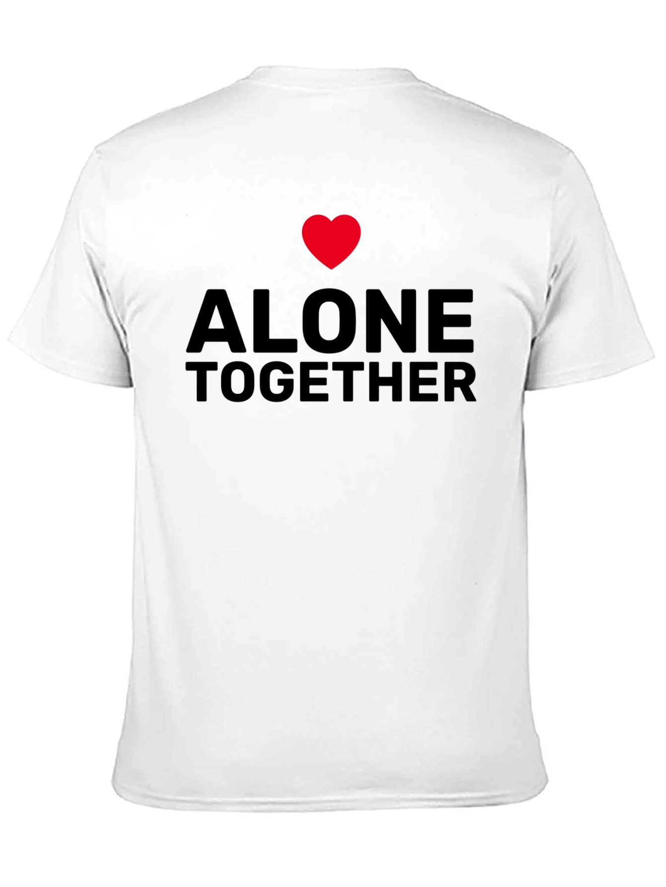 Alone Together Graphic Tee - Black Casual Shirt