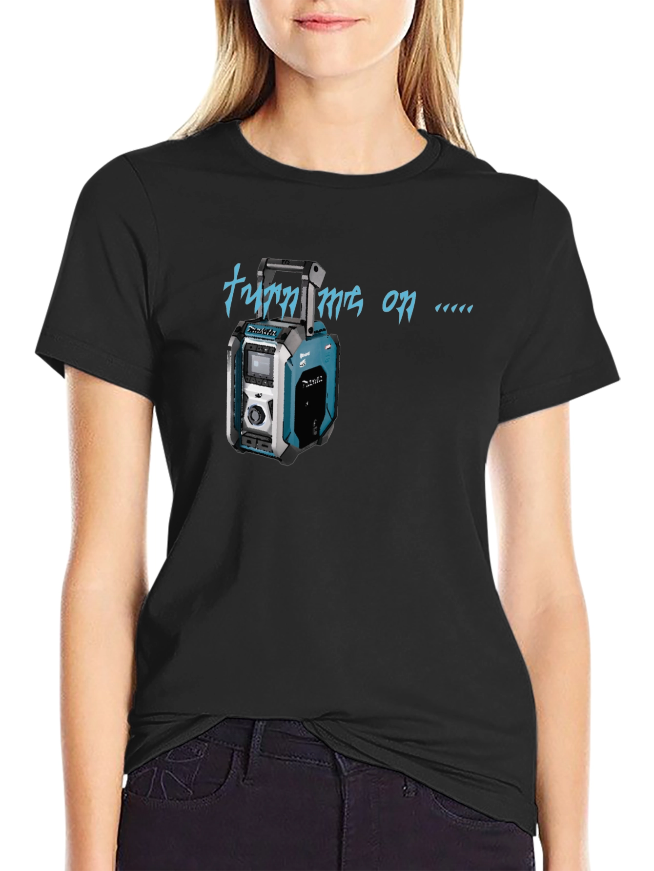 Turn Me On Radio Graphic T-Shirt