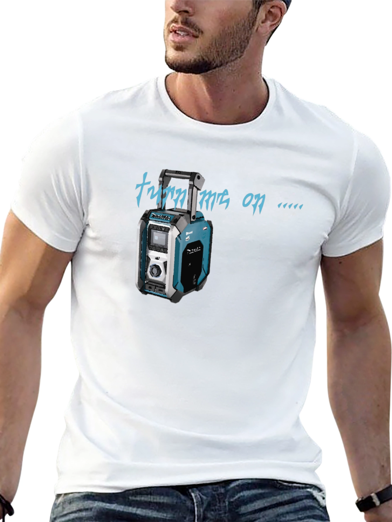 Turn Me On Radio Graphic T-Shirt