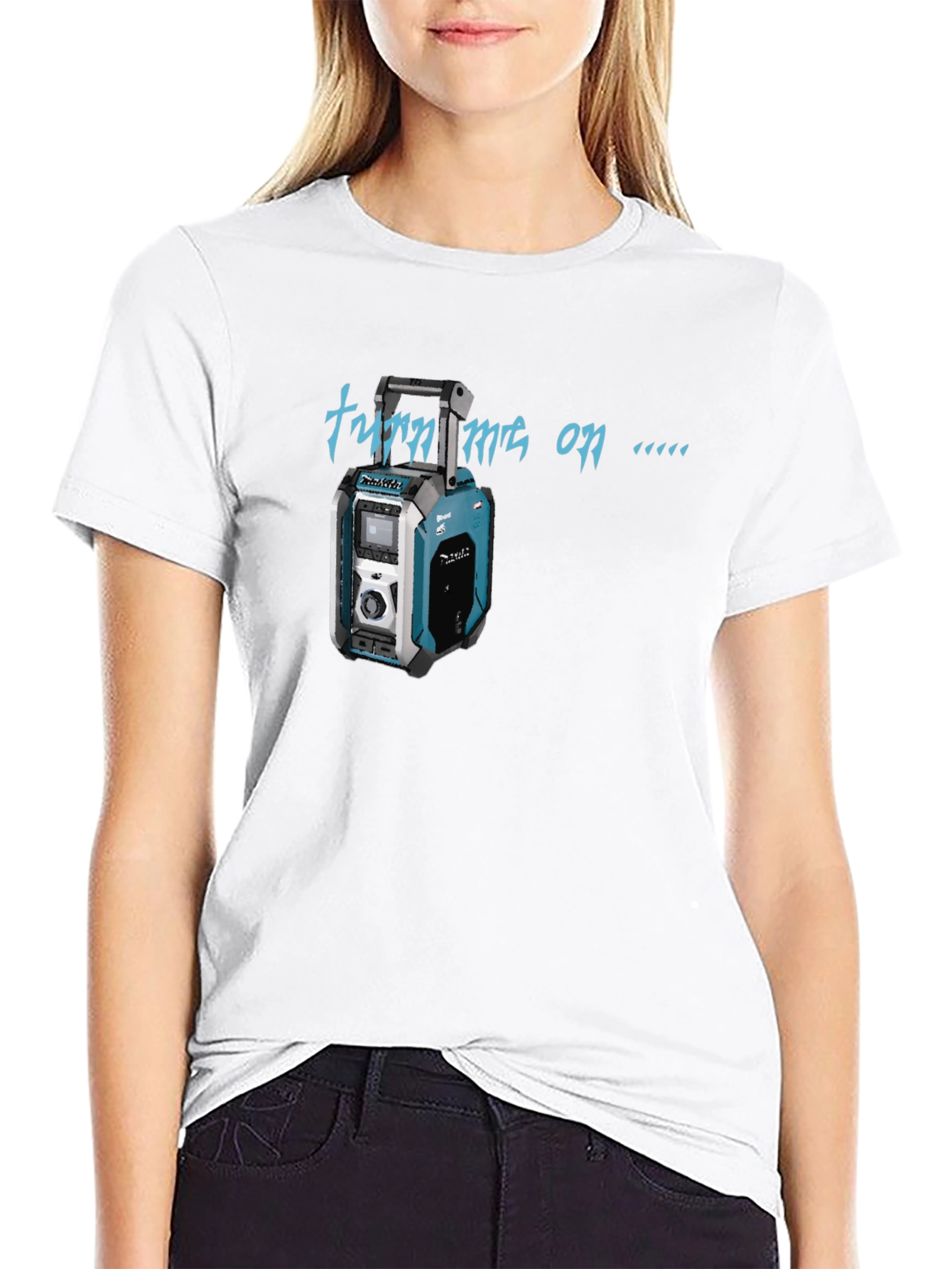 Turn Me On Radio Graphic T-Shirt