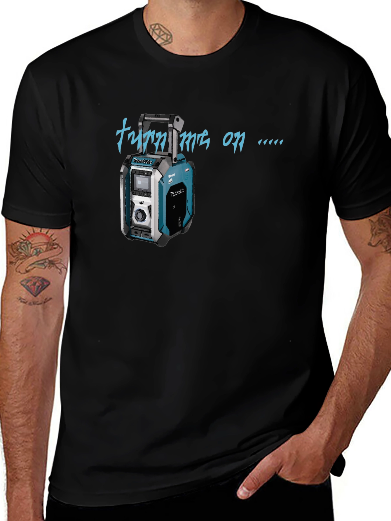 Turn Me On Radio Graphic T-Shirt