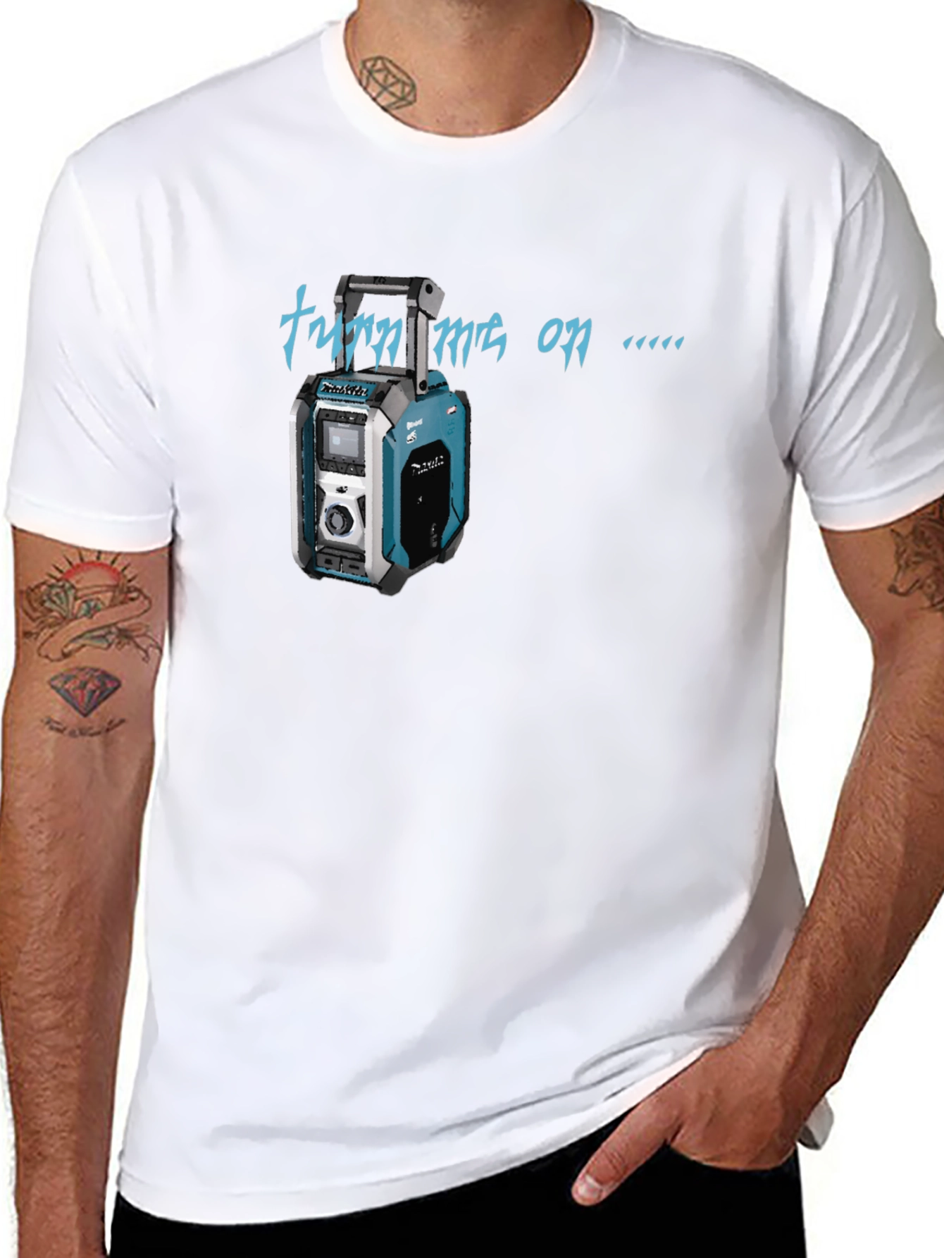Turn Me On Radio Graphic T-Shirt