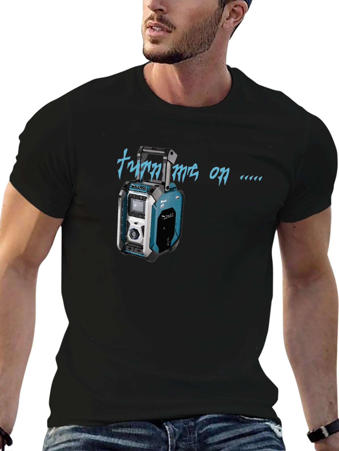 Turn Me On Radio Graphic T-Shirt