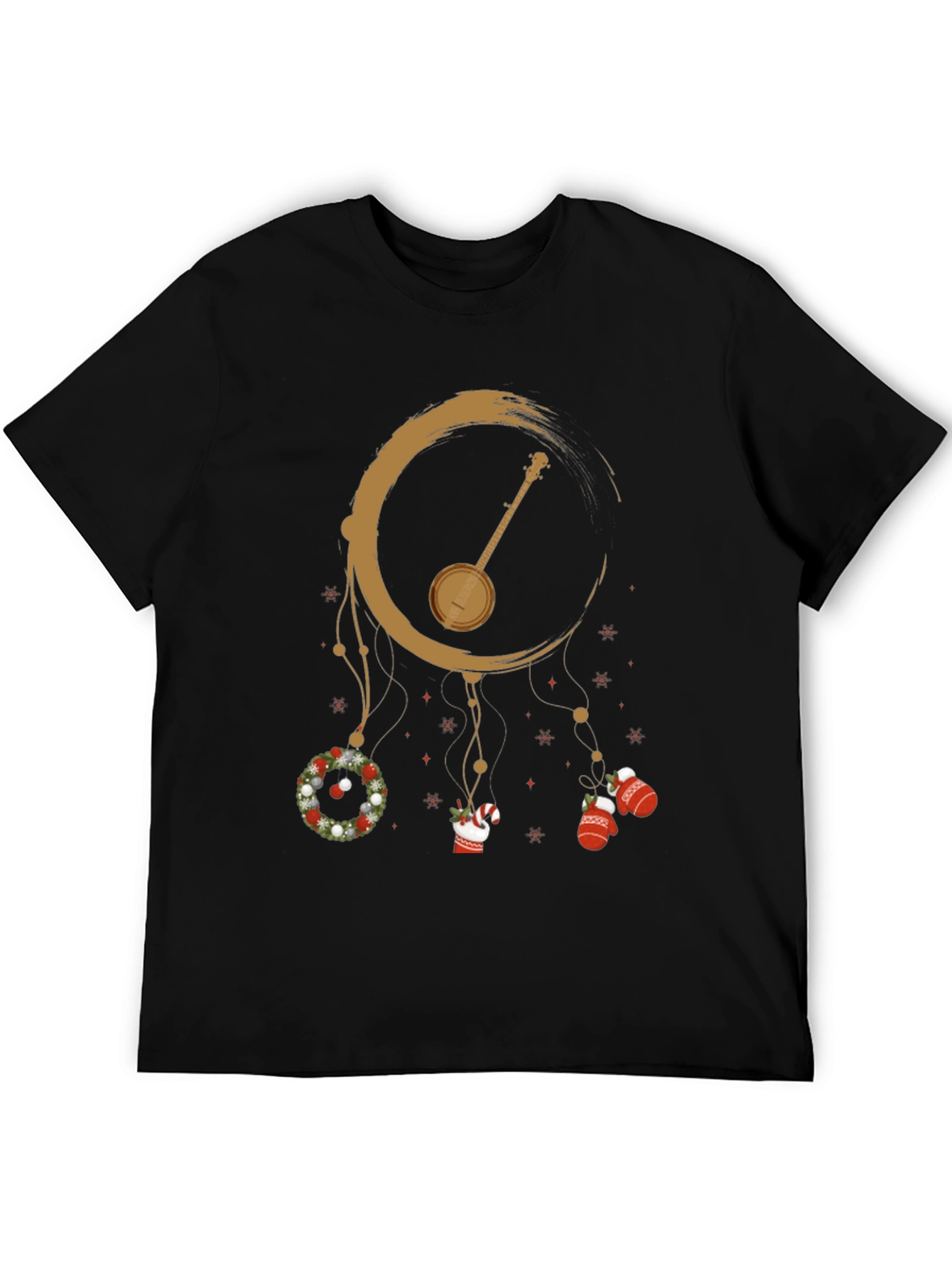 Banjo Christmas Dreamcatcher T-Shirt