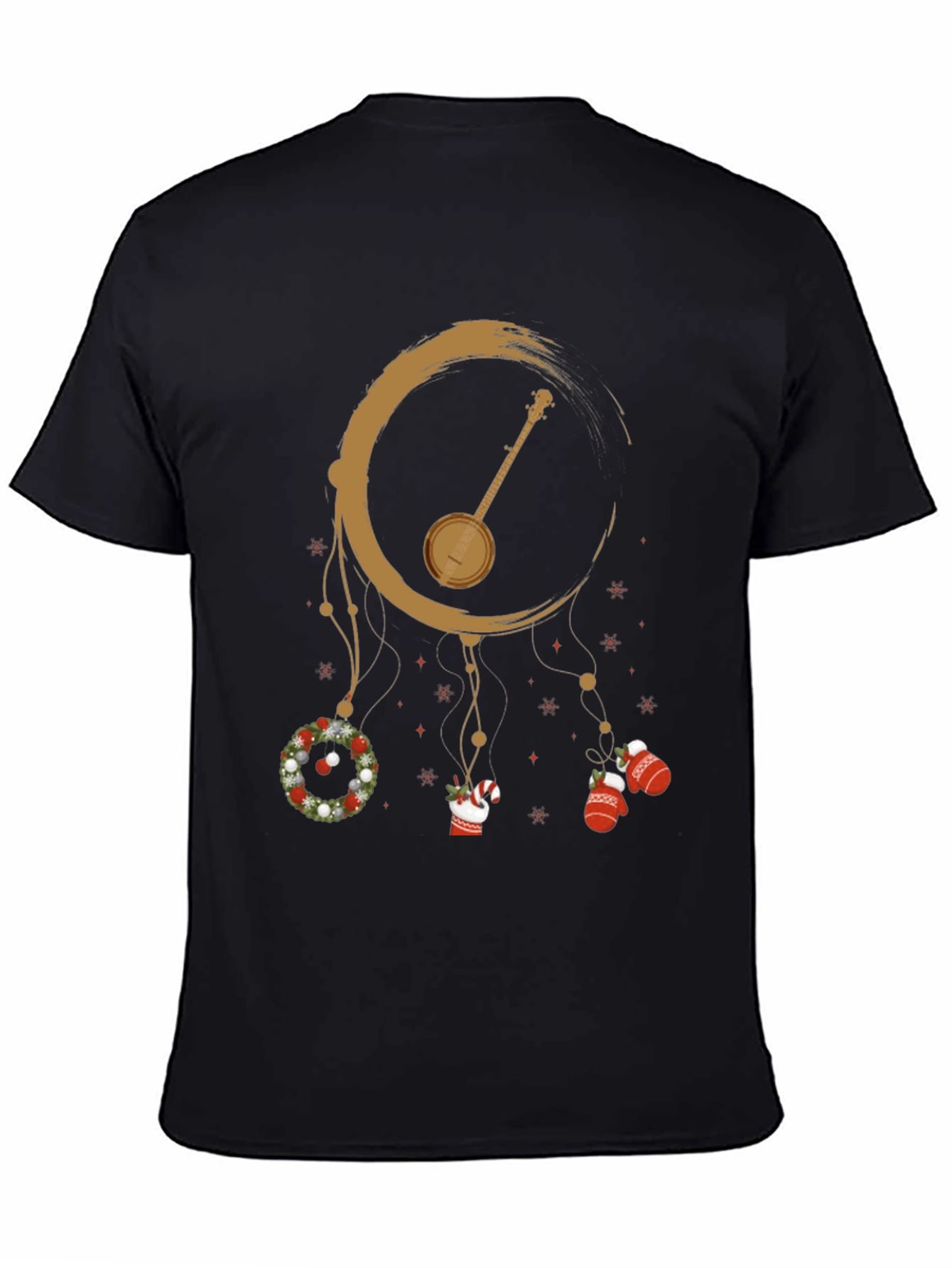Banjo Christmas Dreamcatcher T-Shirt