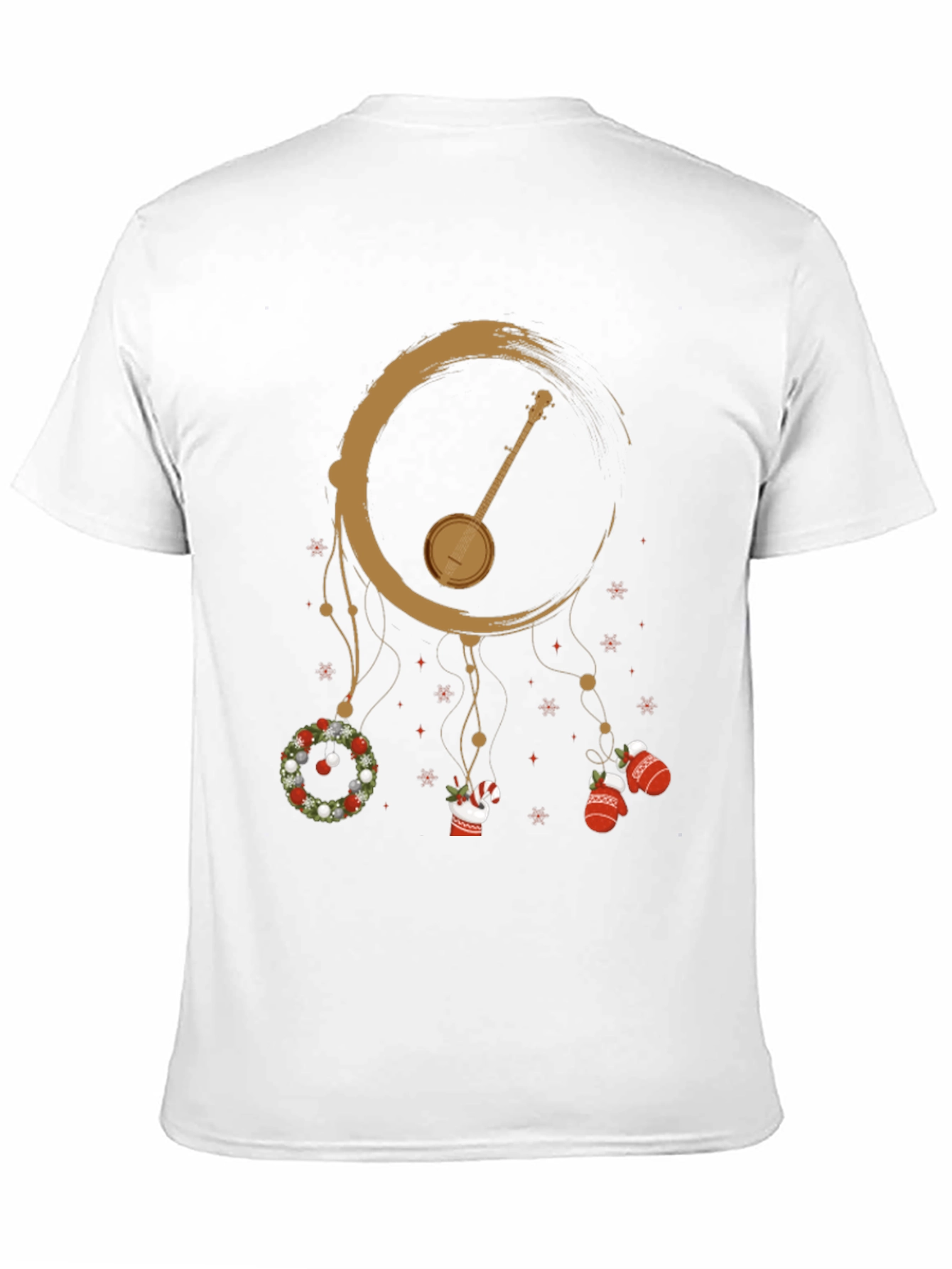 Banjo Christmas Dreamcatcher T-Shirt