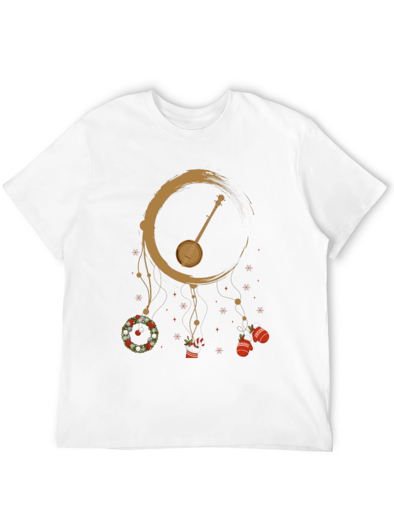 Banjo Christmas Dreamcatcher T-Shirt