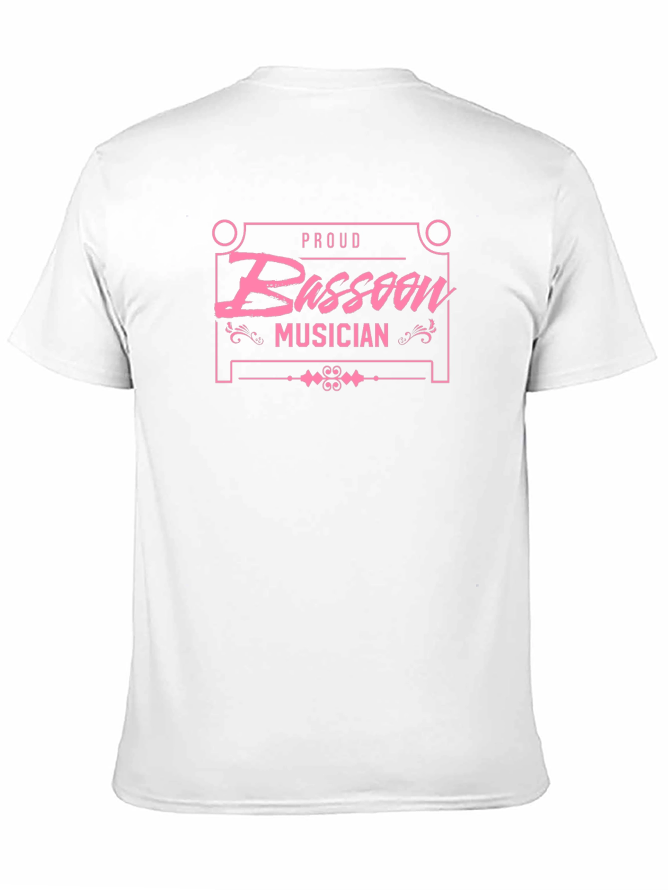 Proud Bassoon Musician Black T-Shirt