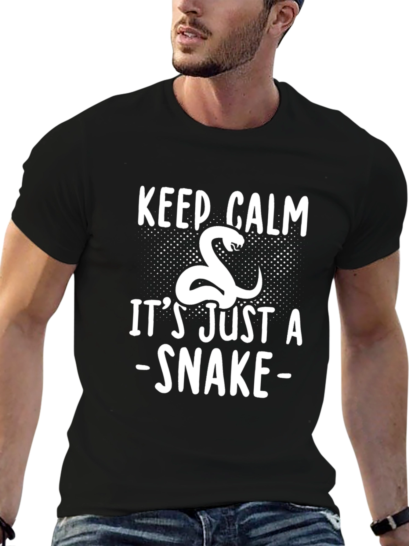 Keep Calm Snake Graphic Tee