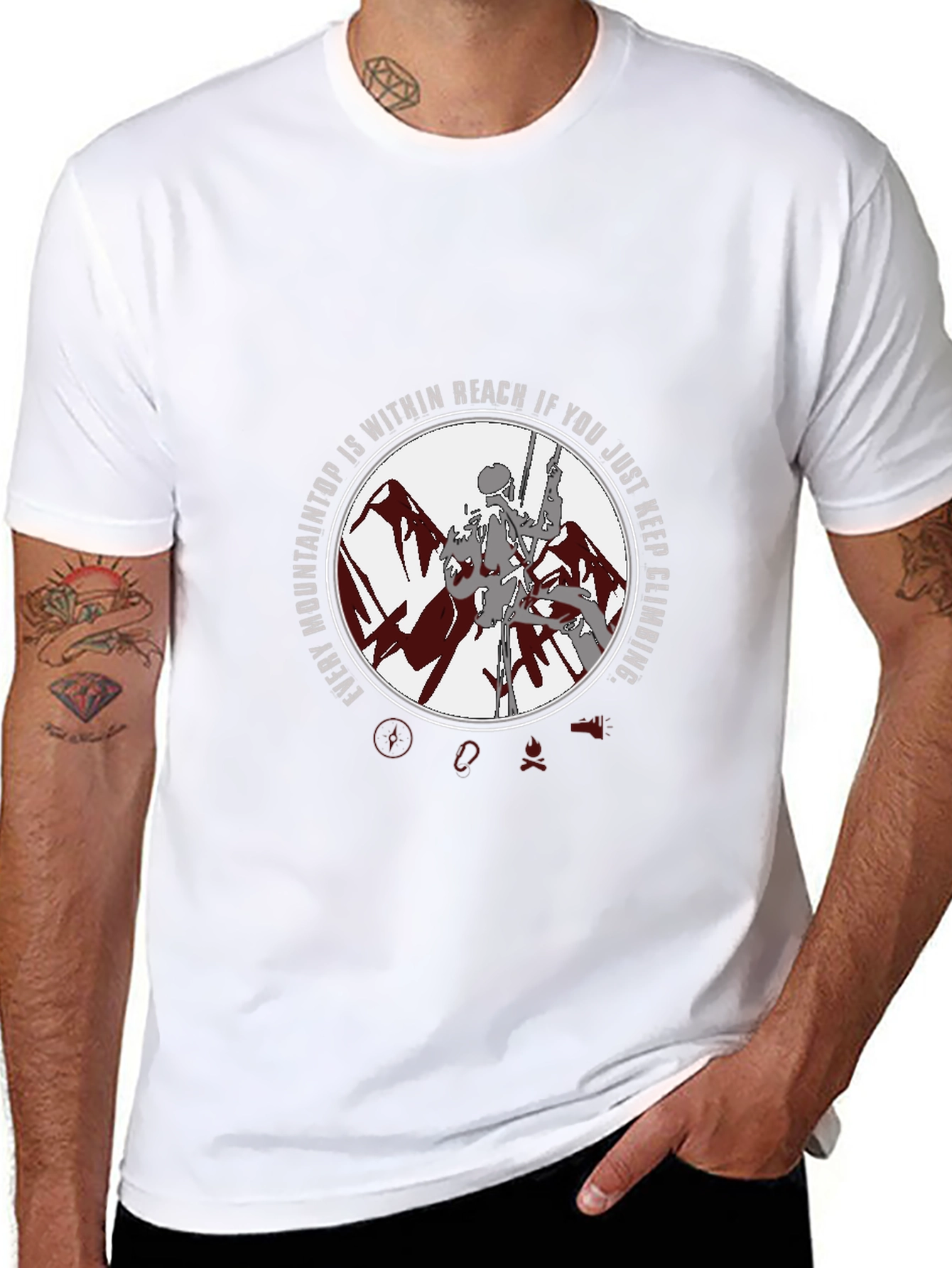 Mountain Climbing T-Shirt - Keep Climbing!