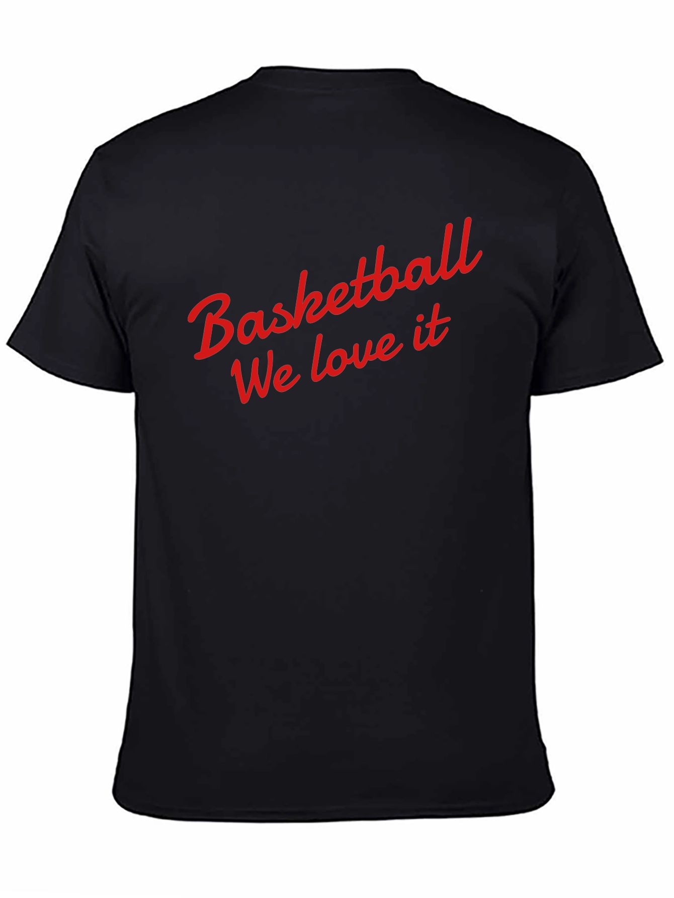 Basketball We Love It Black T-Shirt