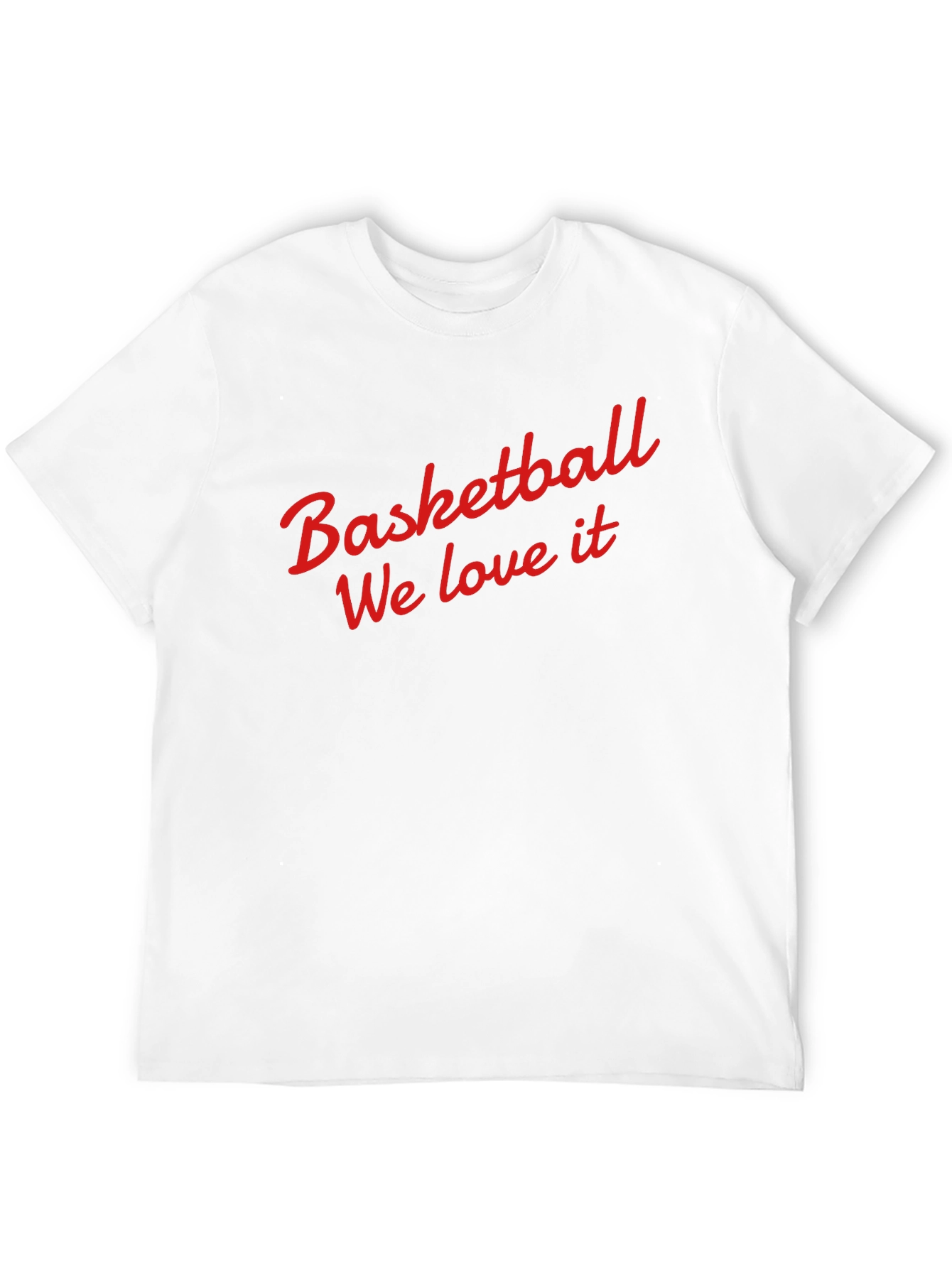 Basketball We Love It Black T-Shirt