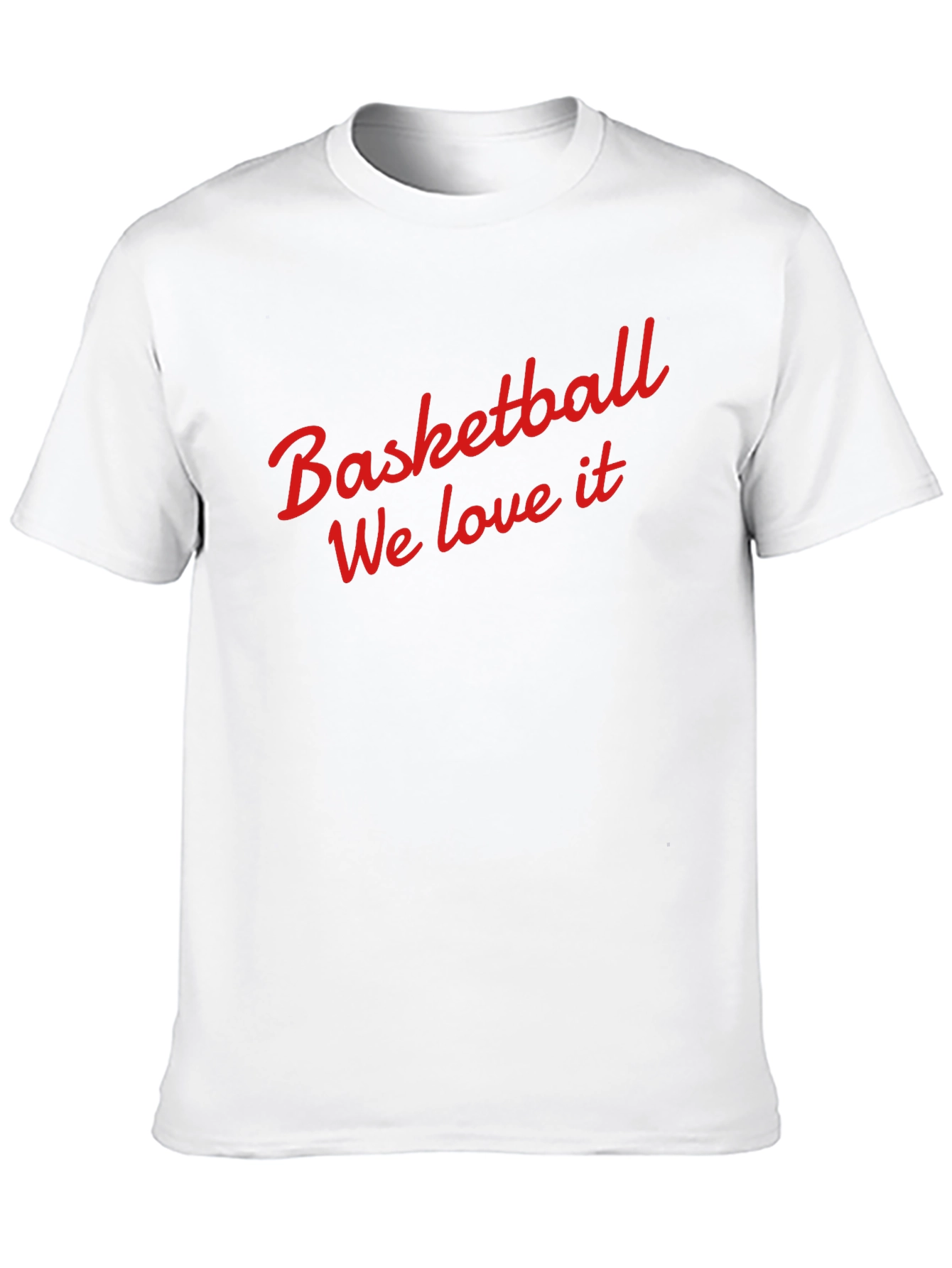 Basketball We Love It Black T-Shirt