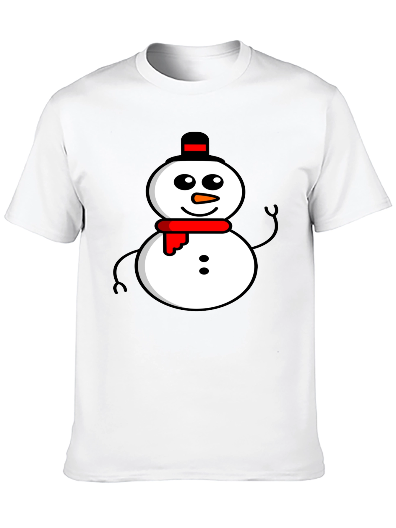 Snowman Graphic Tee - Winter Holiday Apparel