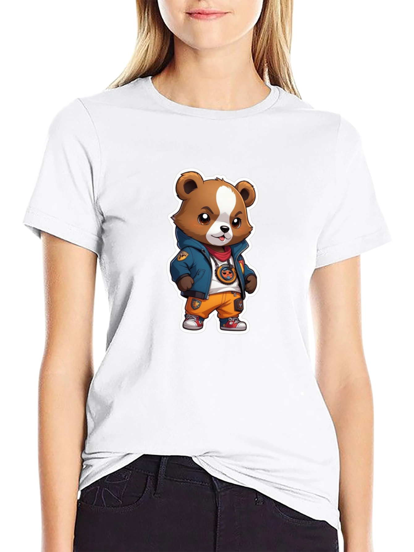 Urban Bear Graphic Tee - Trendy Style