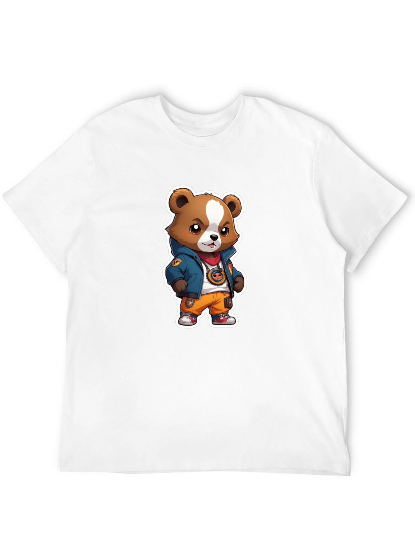 Urban Bear Graphic Tee - Trendy Style