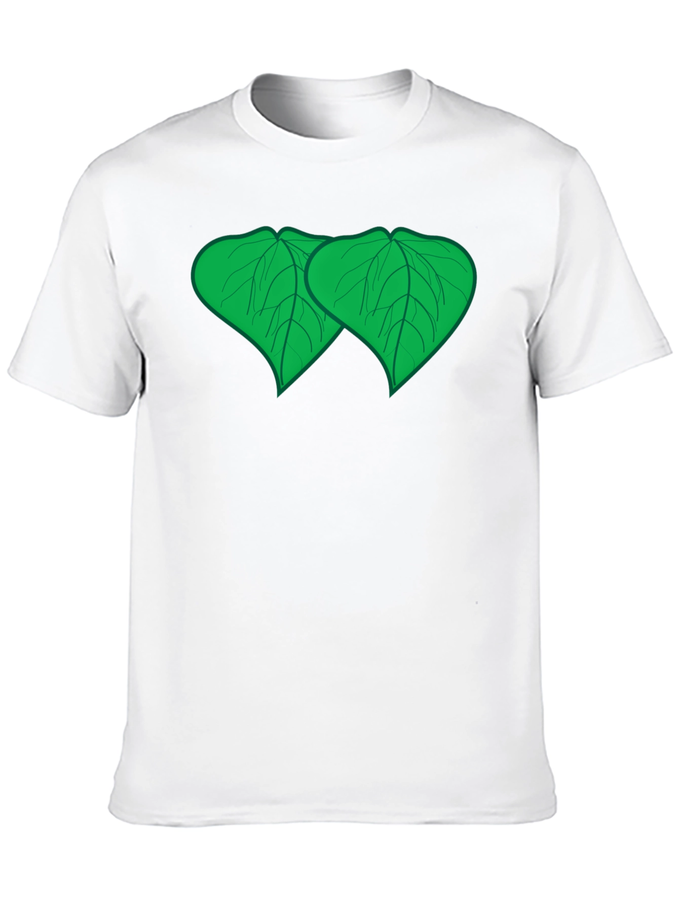 Bodhi Leaf Graphic Tee - Zen Style Comfort