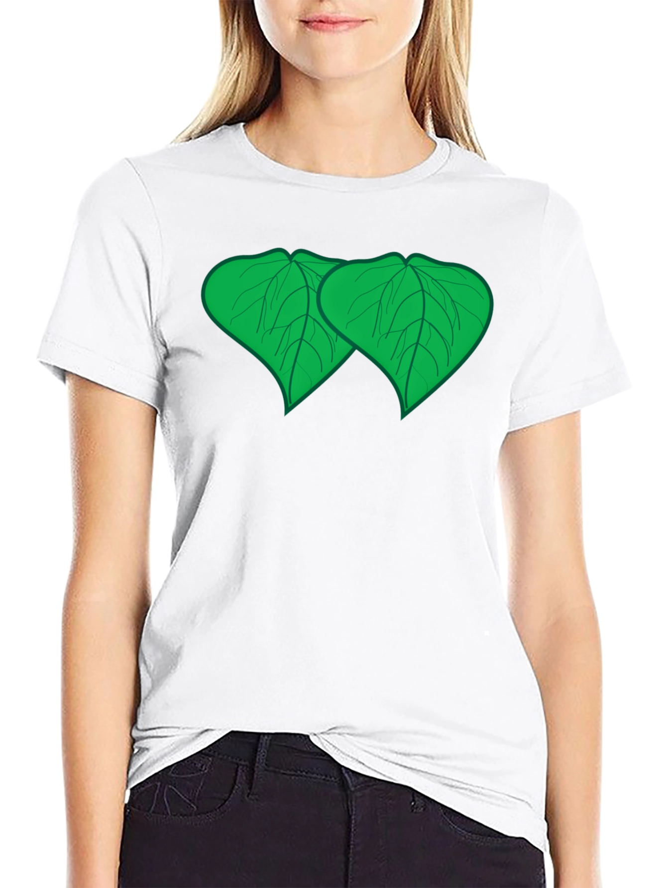 Bodhi Leaf Graphic Tee - Zen Style Comfort